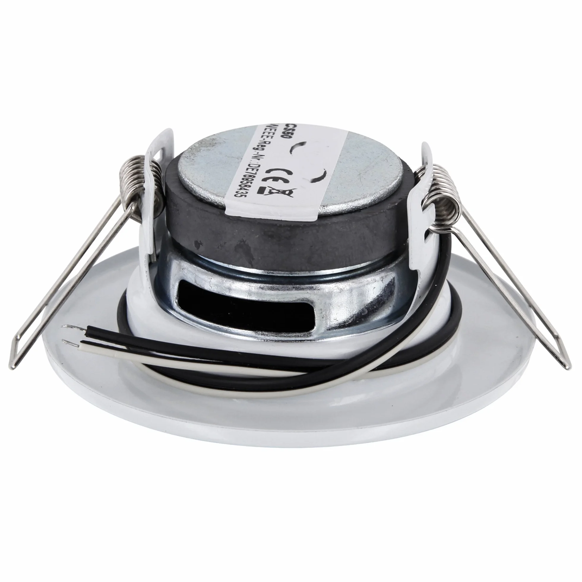 HAVA Altoparlante Integrato da 3W, Metallico, Bianco