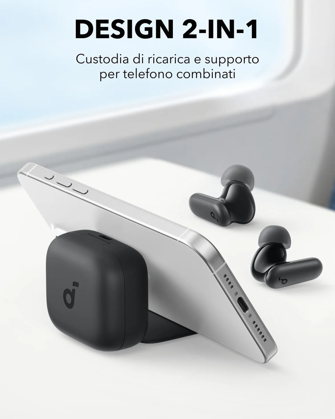 Soundcore P30i Cuffie Bluetooth Anker, Auricolari Wireless Cancellazione Rumore, Bassi Potenti, 45 Ore, IP54, Bluetooth 5.4