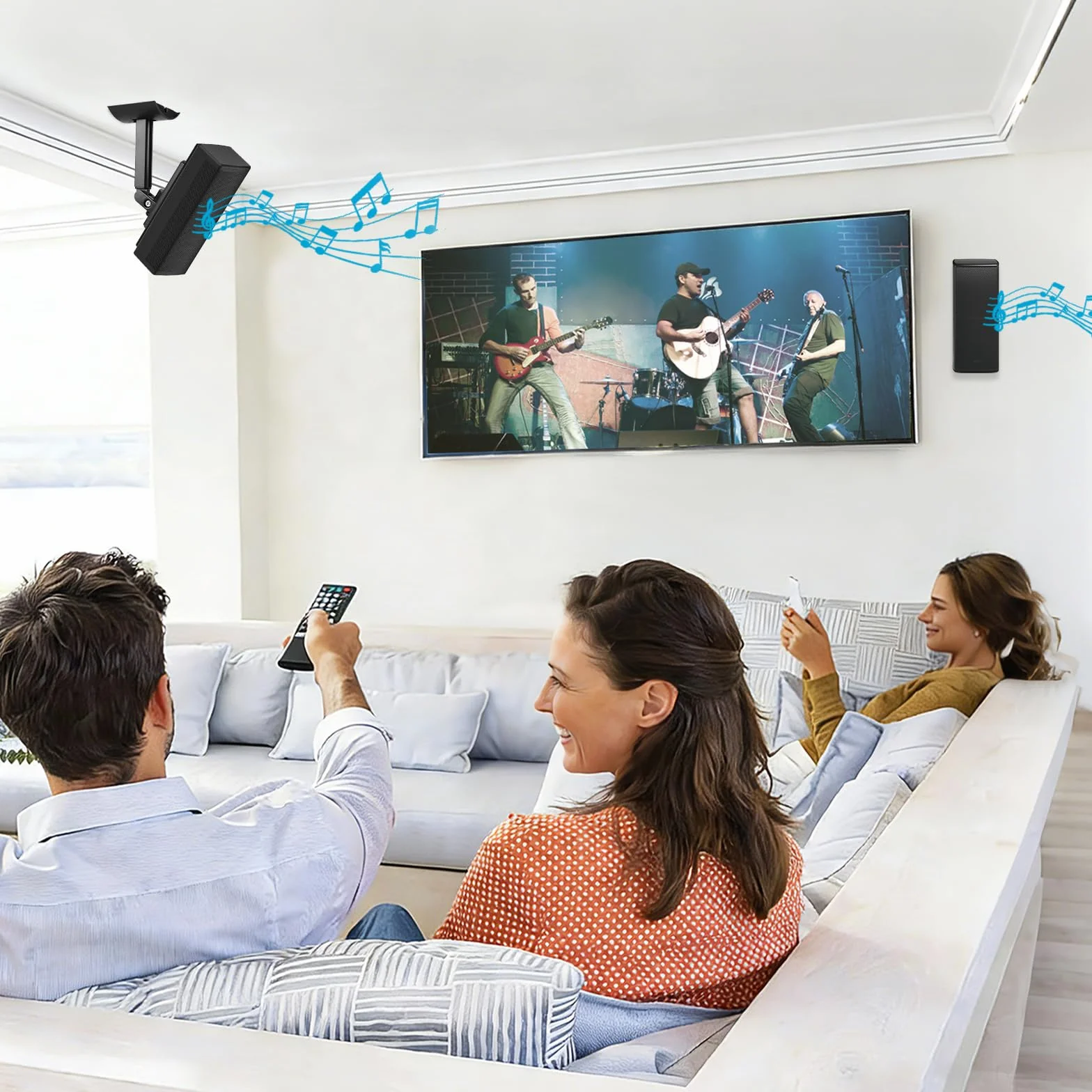 Bose UB-20 UB-20 Series II WB-50 II Supporti per altoparlanti a parete soffitto Braccio regolabile angolazione personalizzabile Nero