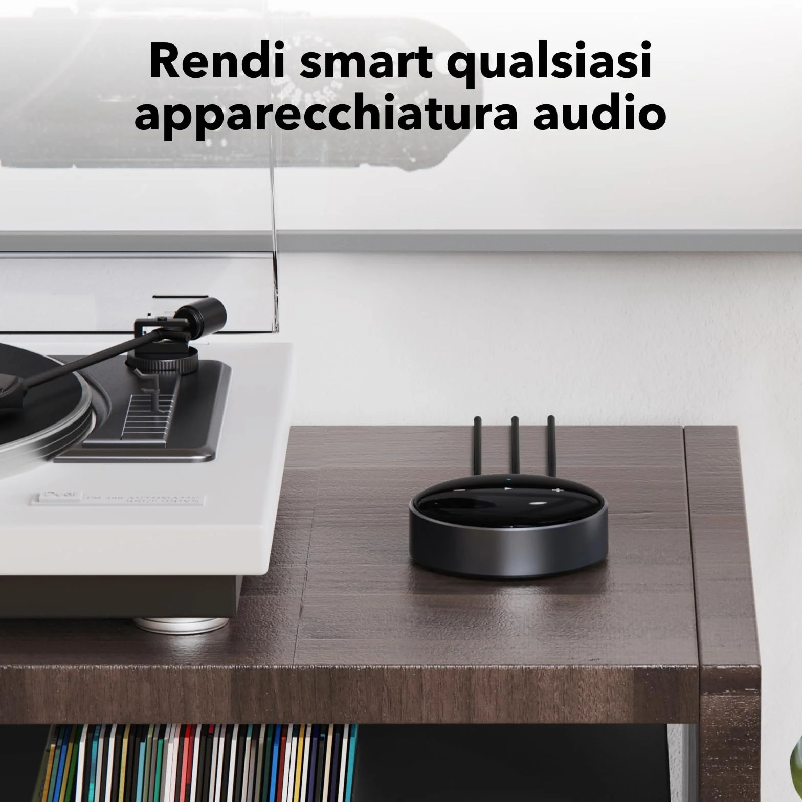 WiiM Mini Lettore audio wireless AirPlay 2 stereo multiroom preamplificatore compatibile Alexa Siri alta risoluzione