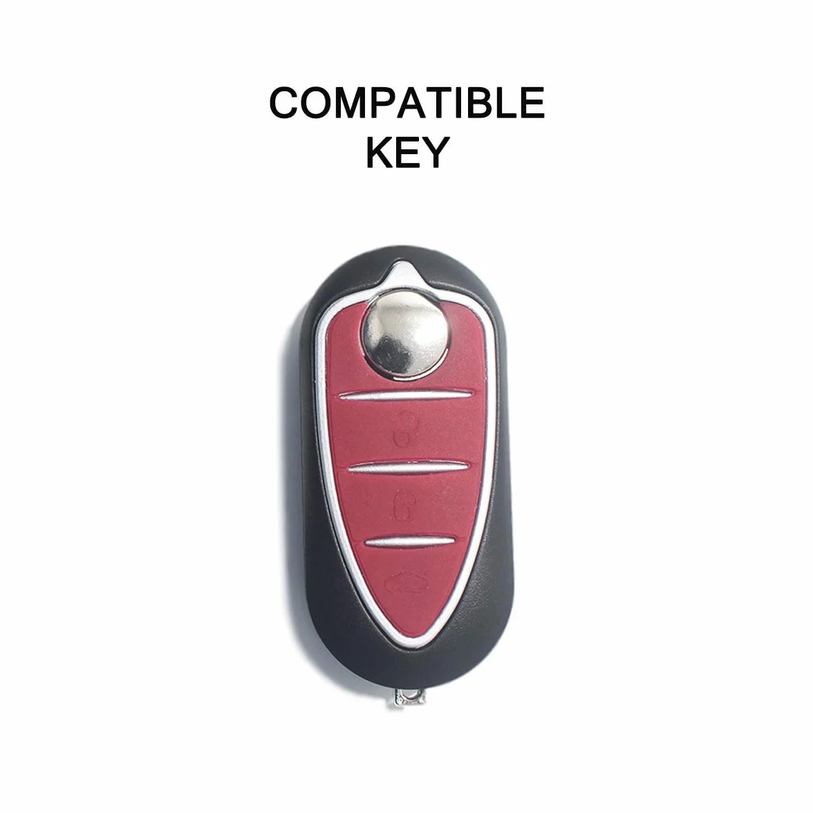 Alfa Romeo Mito Giulietta Brera 159 Silicone Key Case Replacement 3 Button Black White
