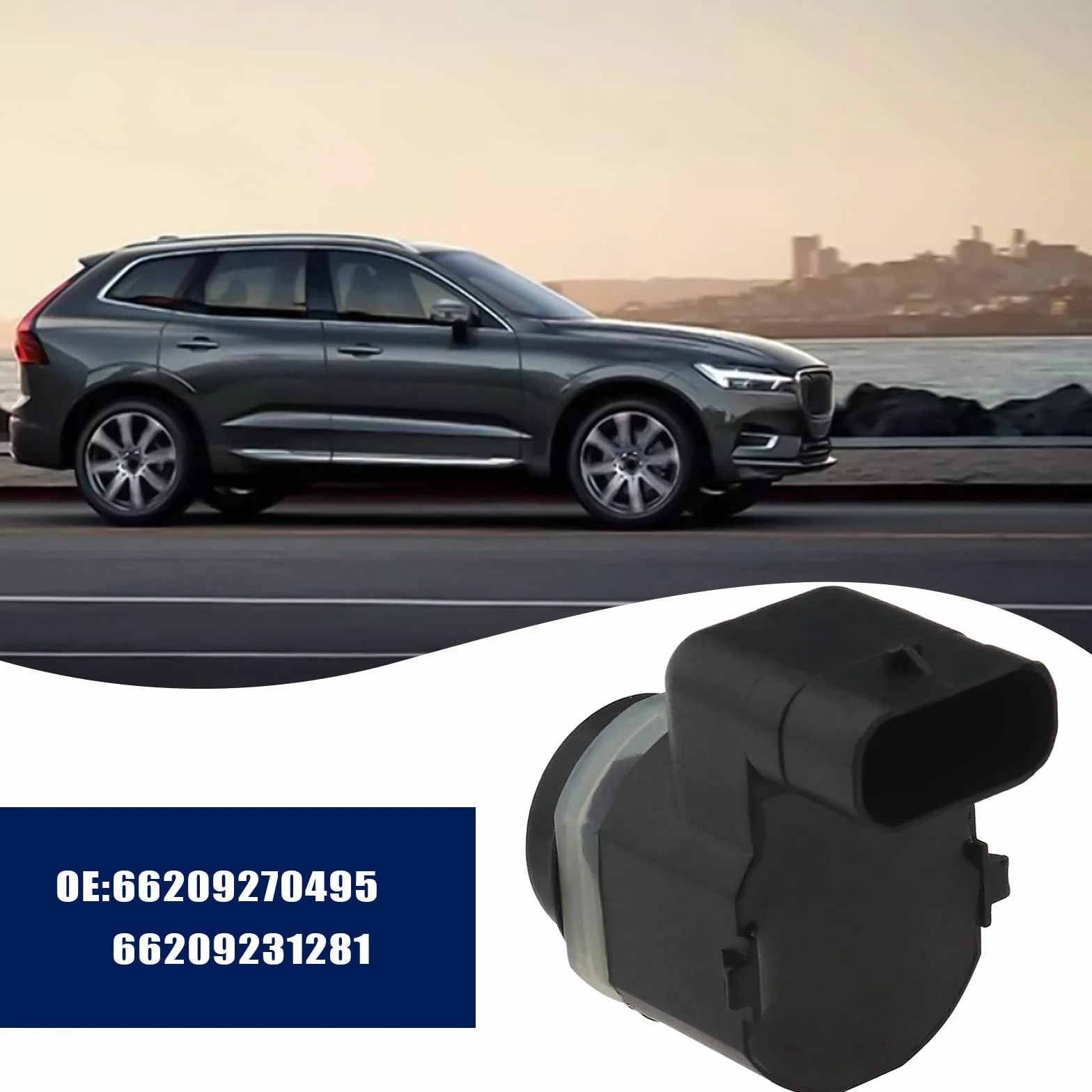 Sensore di parcheggio auto 66209270495 Compatibile BMW 5 Serie F07 F07N F10 F10N F11 F11N F18 F18N 6 Serie F06 F06N