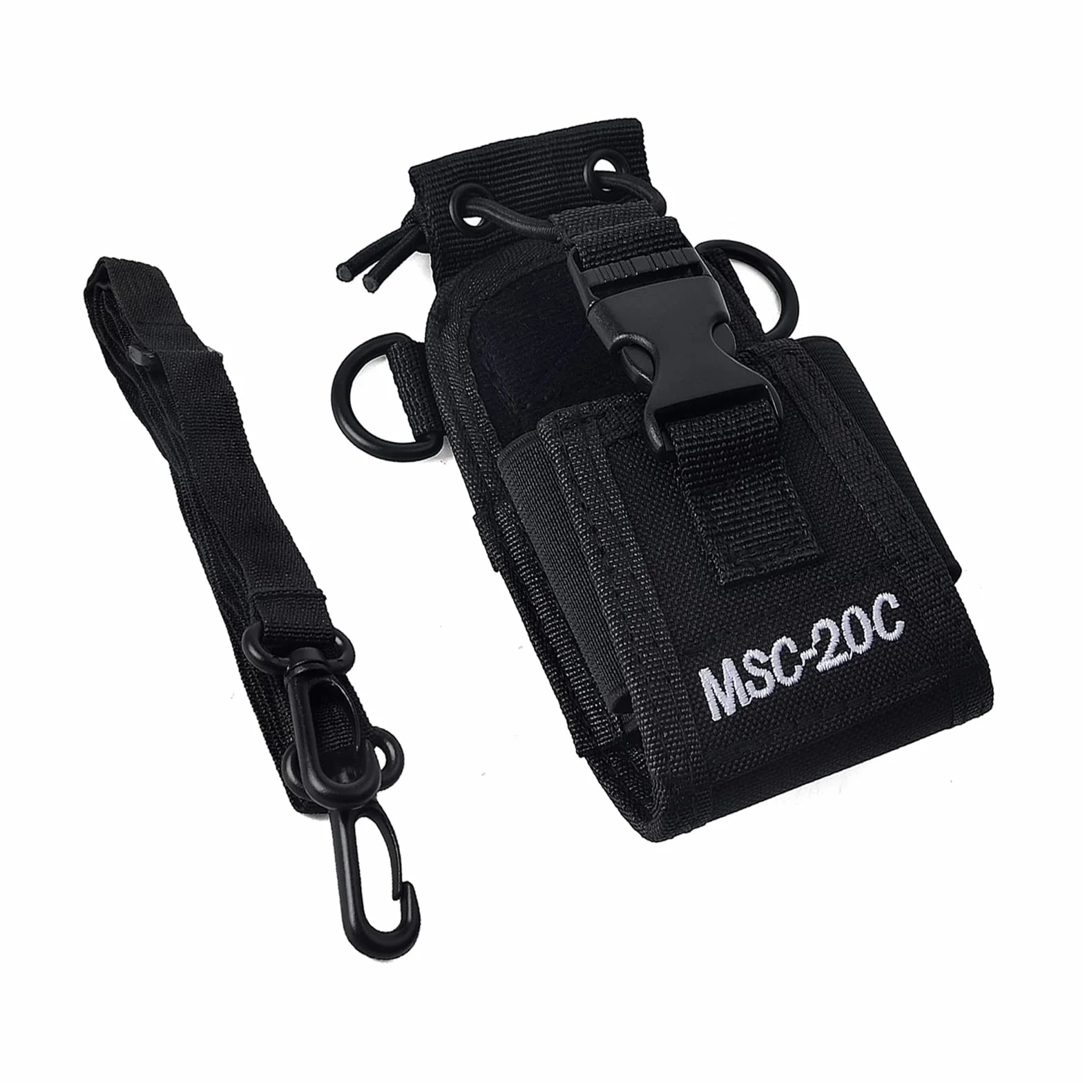Custodia multifunzione per radio walkie-talkie polizia in nylon regolabile Motorola Kenwood Midland Baofeng
