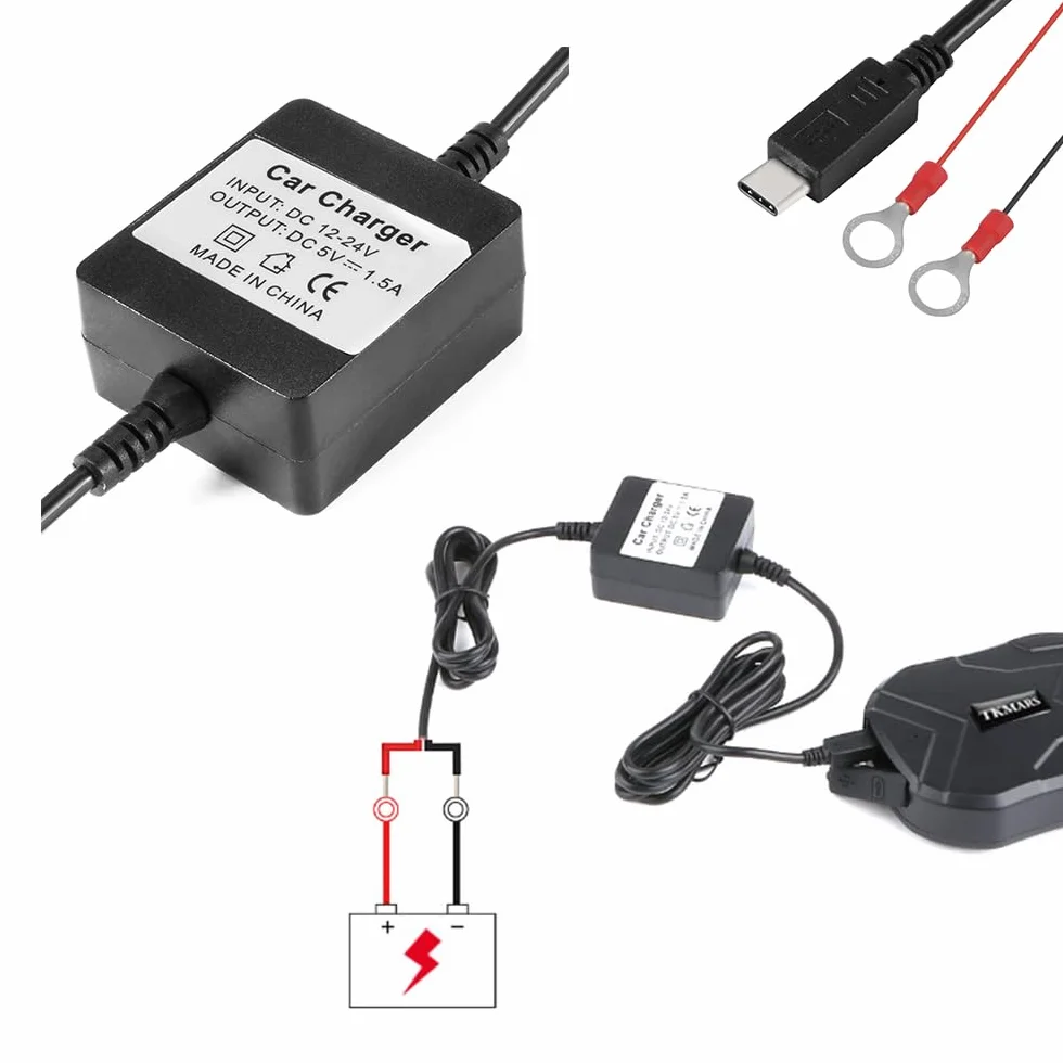 MUXAN Caricabatterie per GPS Tracker TK905 TK905B TK915 TK901 TK902 YS128