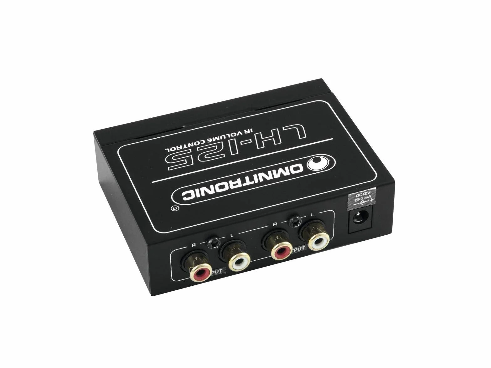 Omnitronic Telecomando Stereo LH-125 IR Regolatore Batteria Alcalina