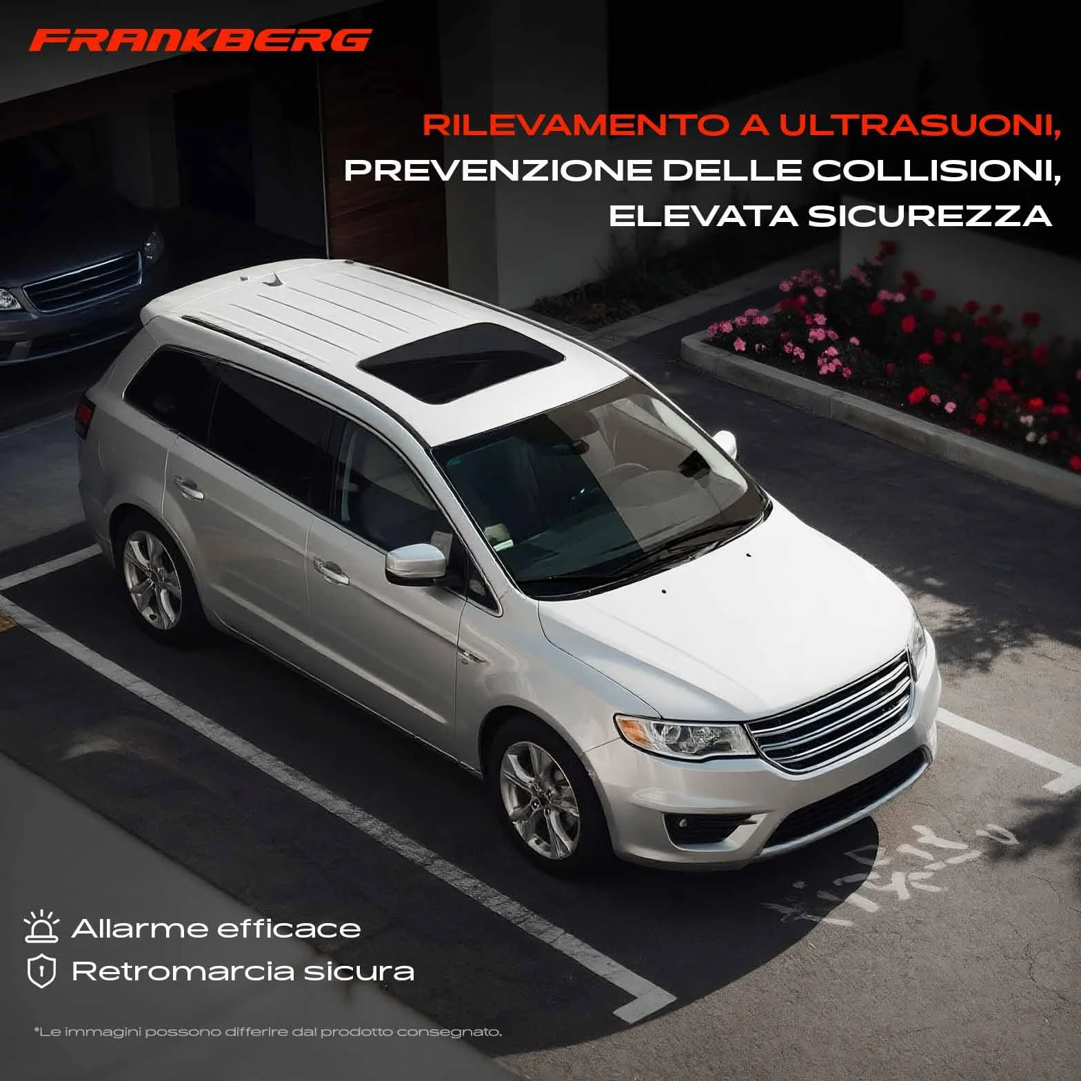 Frankberg Sensore di Parcheggio PDC Compatibile Multivan V 7EF 7EM 7EN 7HF 7HM 7HN 1.9L-3.2L 2003-2015
