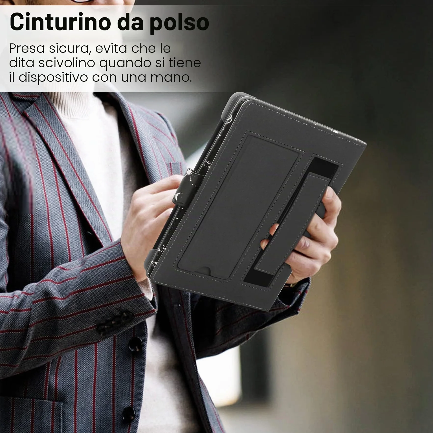 Custodia Universale 6-6.8'' Kobo PocketBook Tolino Sony E-Book Reader Kindle Paperwhite 2022 Kobo Clara HD Stand Cover costellazione