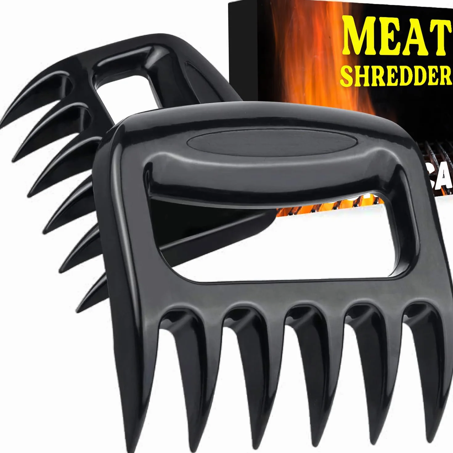 SURDOCA Idee Regalo Uomo, Natale - Accessori Plastica Barbecue Attrezzi Artigli Pulled Pork, Originale Utile