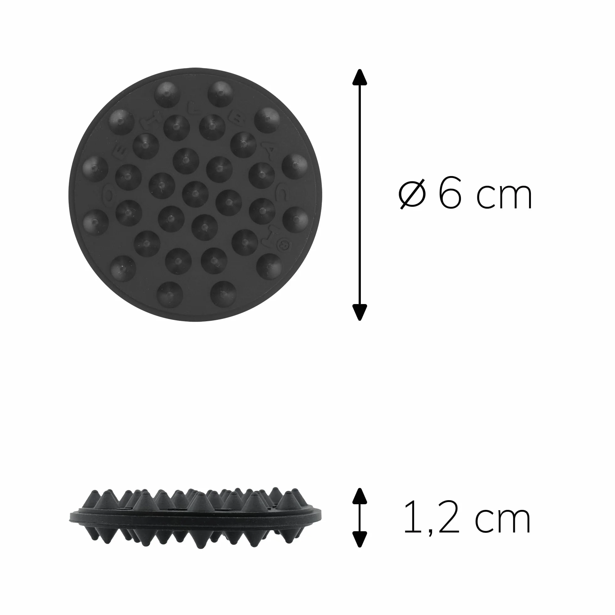 OEHLBACH ammortizzatore di risonanza per HiFi subwoofer altoparlante nero elastico 16 pezzi