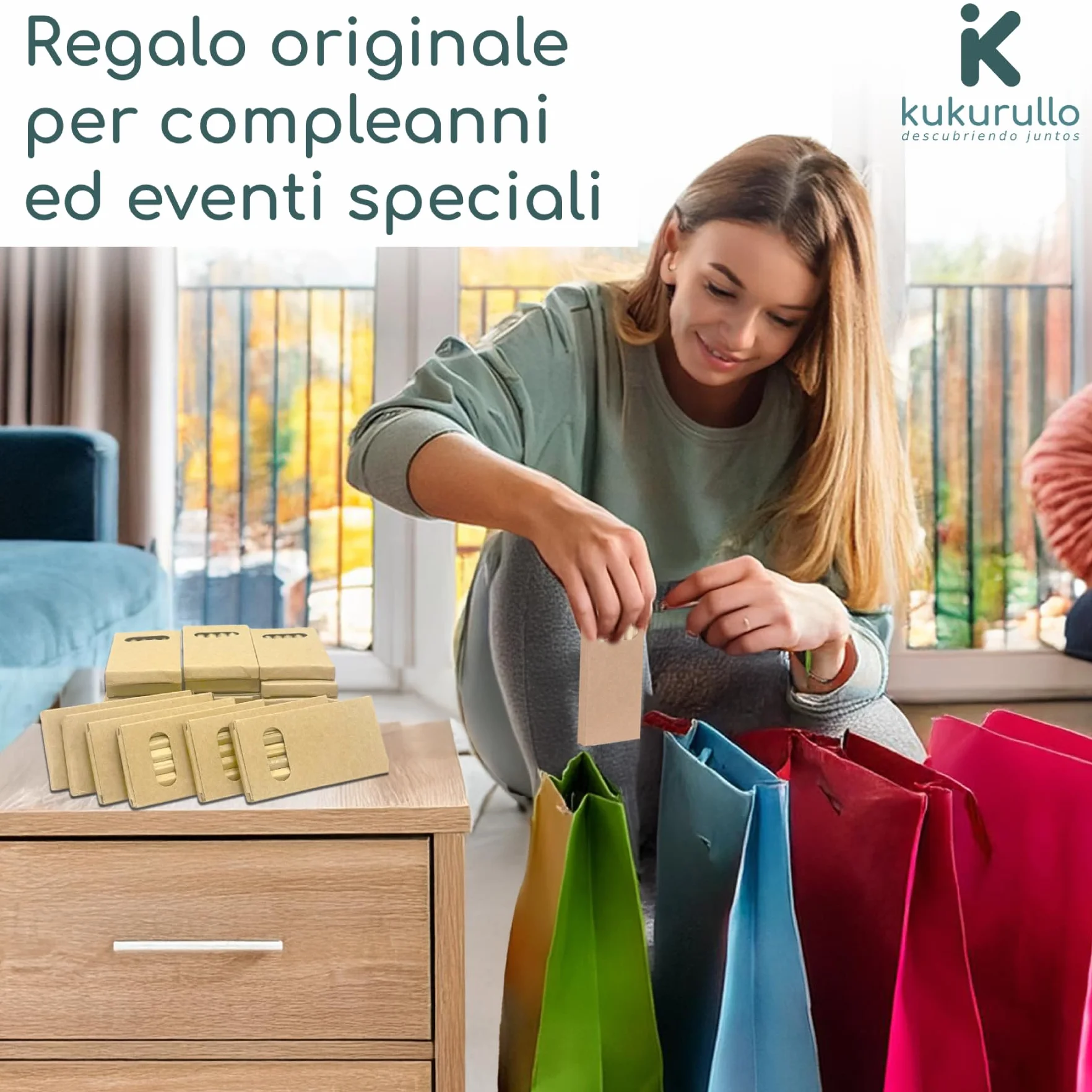 Set da 25 astucci con 6 matite colorate per bambini – idea regalo compleanno
