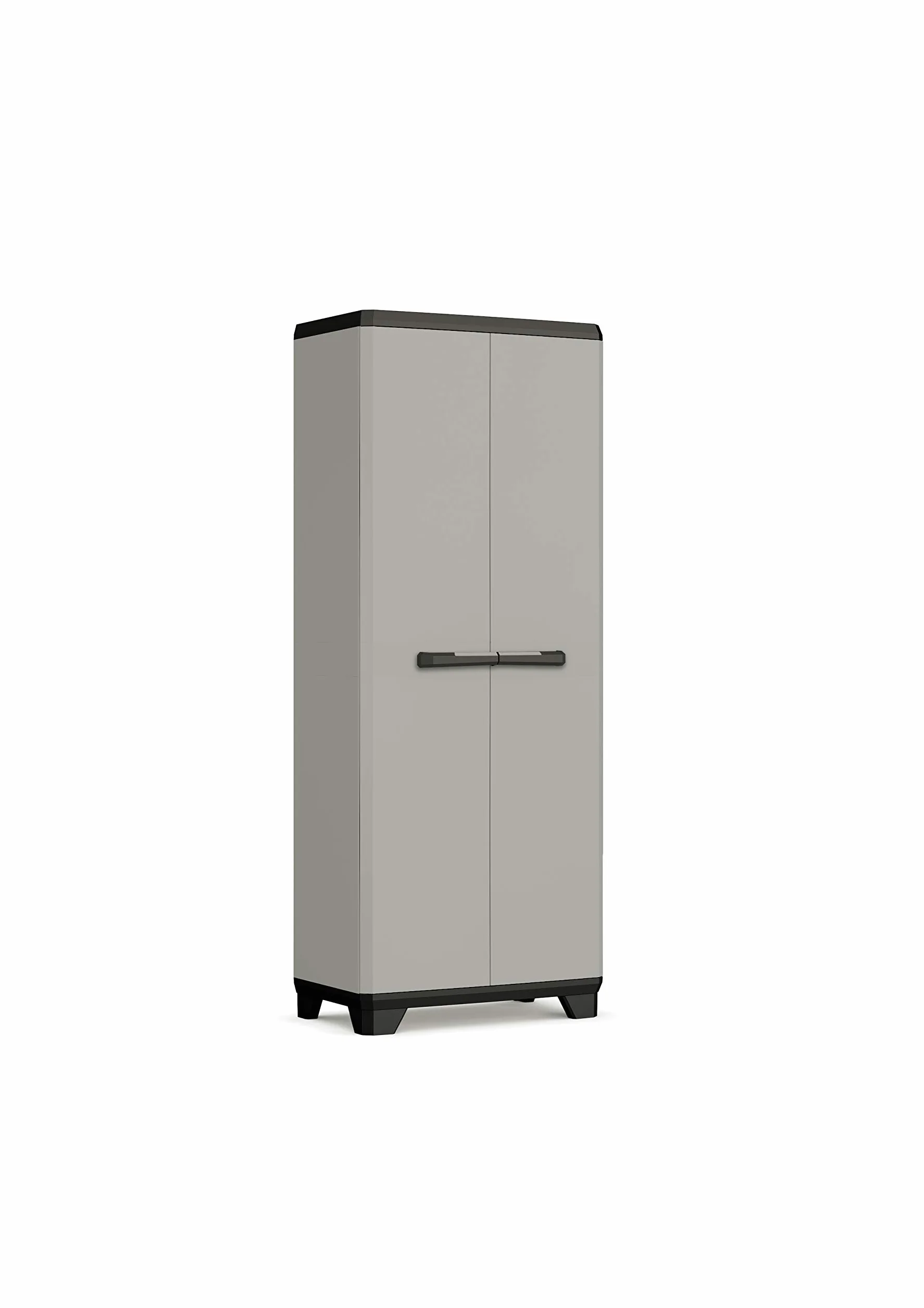 Keter Armadio Planet Alto, 3 ripiani regolabili, Grigio, 68x39x173H cm