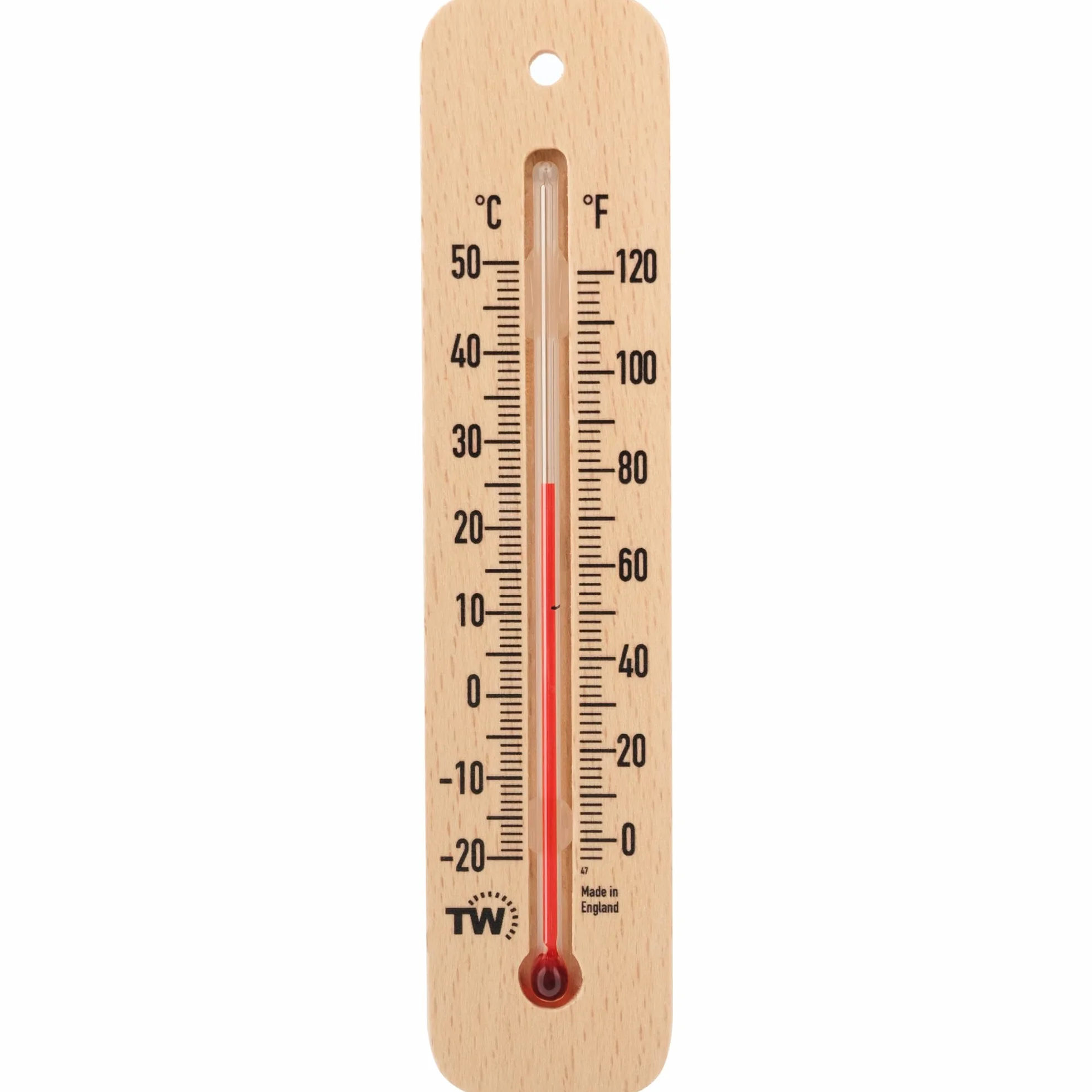 Termometro in legno per temperatura ambiente interno esterno casa ufficio giardino serra garage