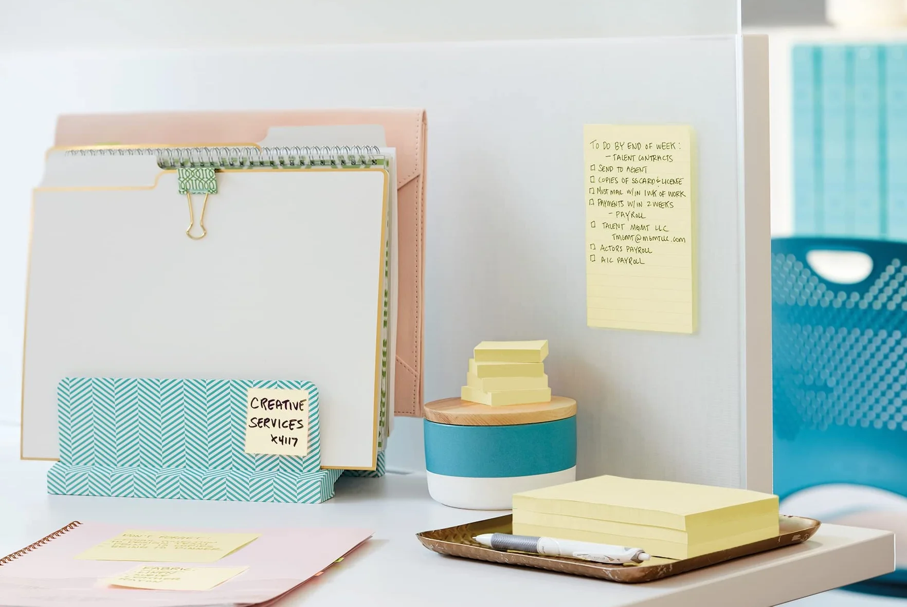 Post-It Foglietti Adesivi Super Sticky Canary Yellow 90 foglietti Giallo