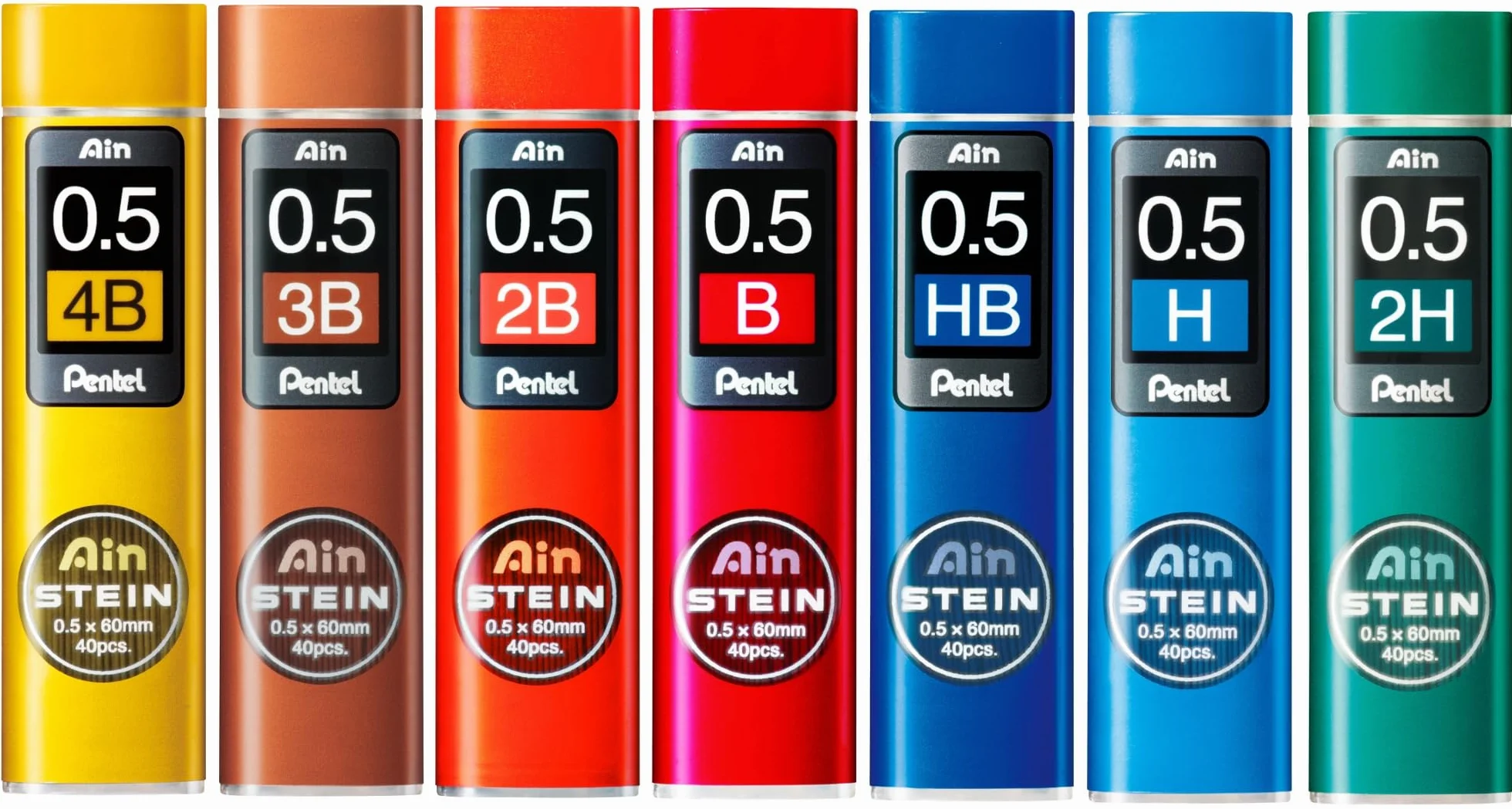 Pentel C275 mine Ain Stein 0,5 mm 2B 40 sztuk