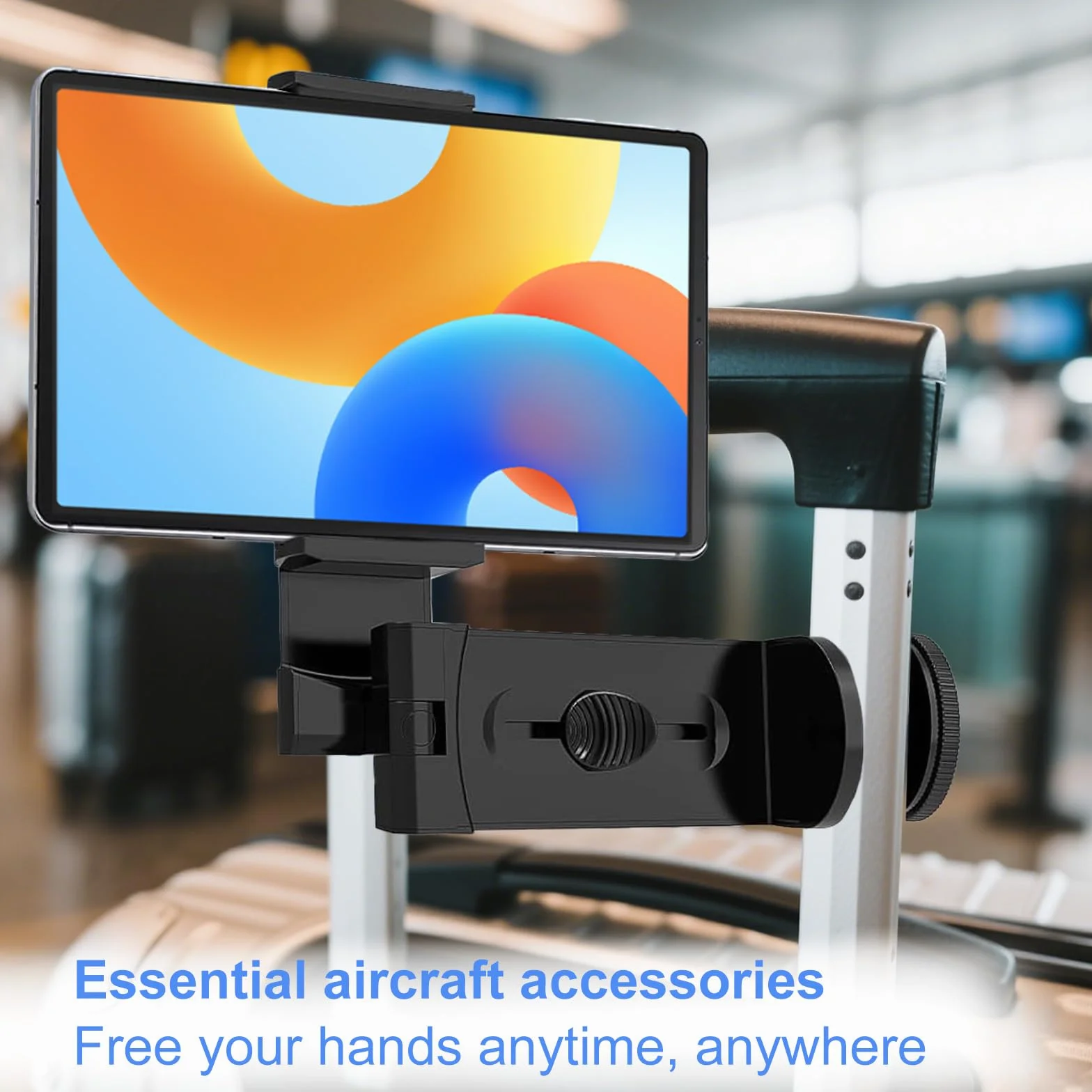 BOXOB Supporto Universale per Tablet da Aereo Regolabile 360° Compatibile iPad Galaxy Tabs 3,15-12,4 Pollici
