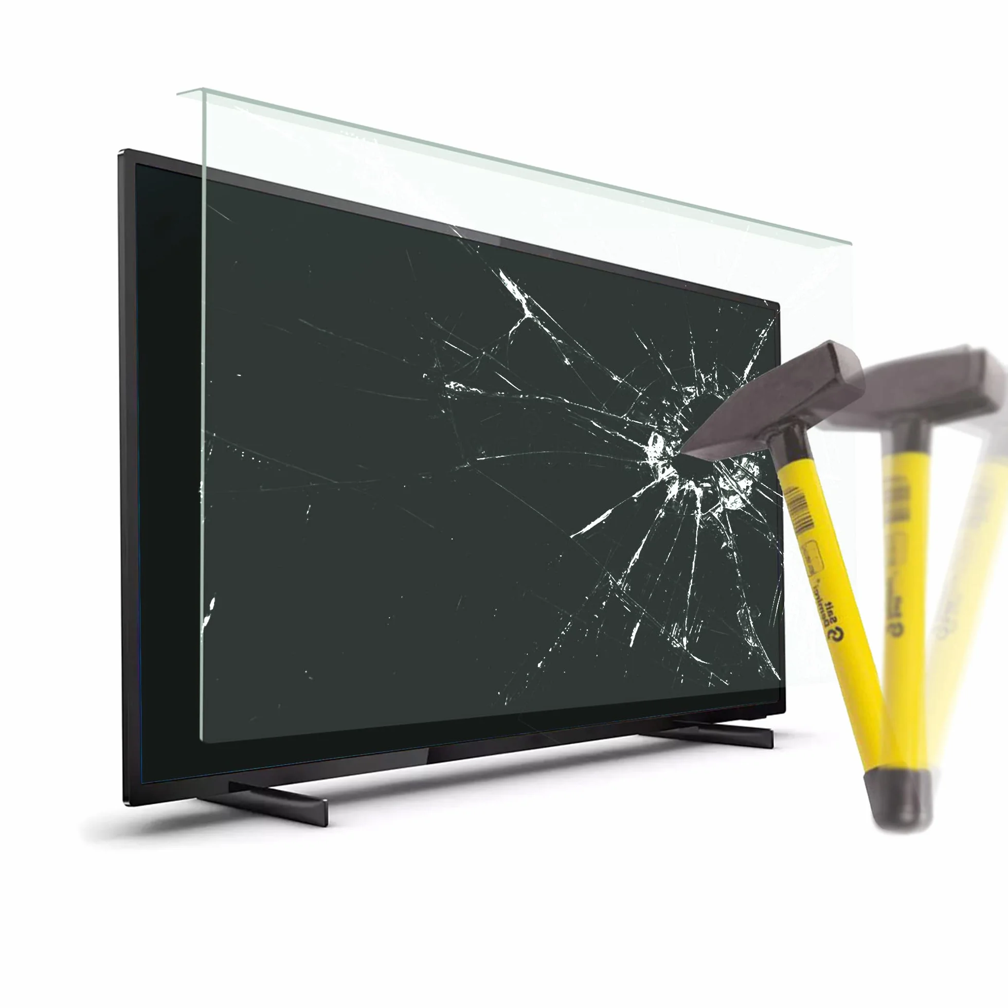 VENTON Salvaschermo per Televisori 140 (55 Pollici) Sospeso e Fisso Protezione Anti Danno Pellicola per LCD LED OLED 4K QLED HDTV