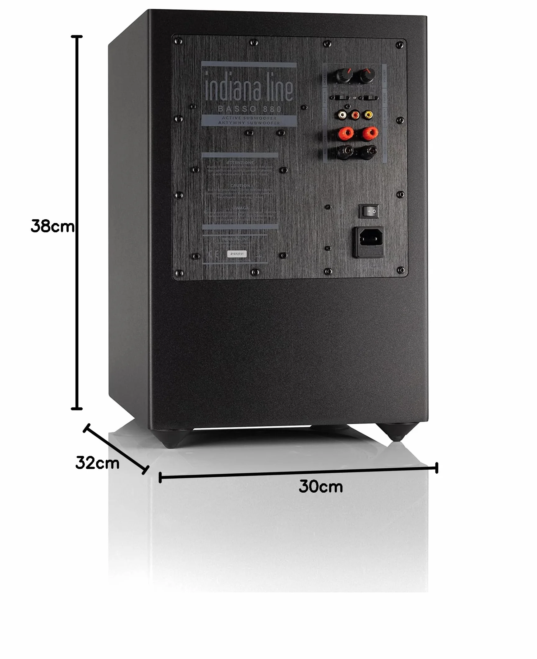 Indiana Line Basso 880 subwoofer amplificato