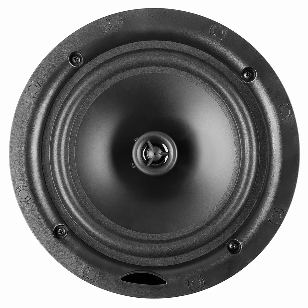 Power Dynamics NCSS6B Altoparlante da soffitto 6,5" 30 Watt 8 Ohm Nero Griglia in Metallo