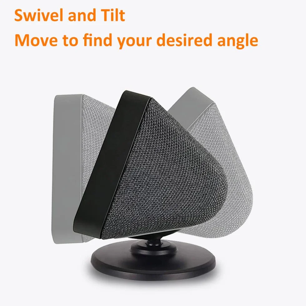 Supporto regolabile magnetico 360° per Amazon Echo Show 5, nero