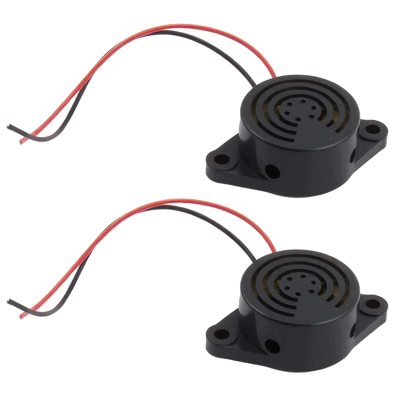 Cicalino Elettronico DC 3-24 V 95 dB Mini Buzzer per Auto Moto Camper Barca 2 Pezzi