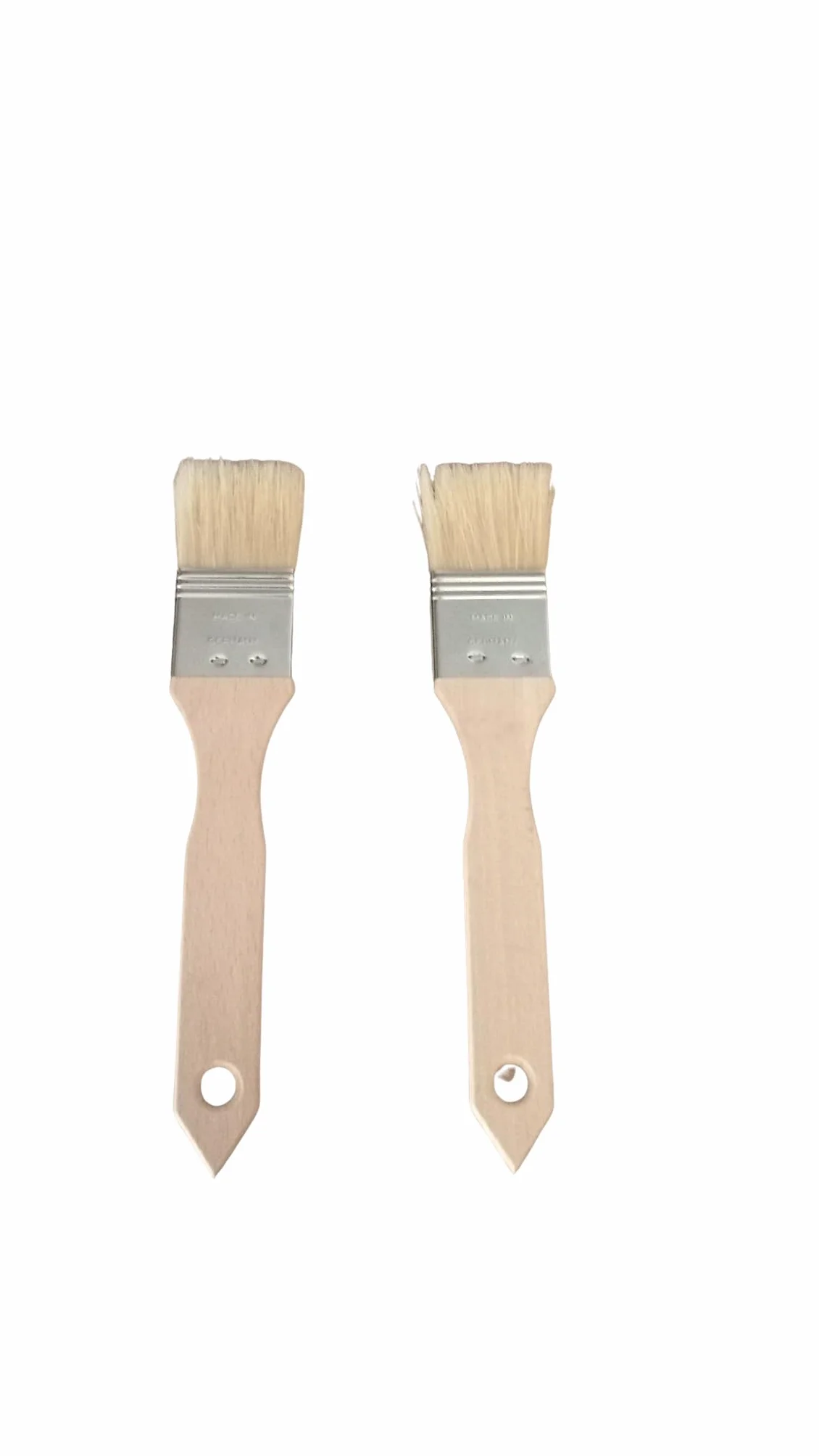 Chinchilla® Pennello per barbecue sostenibile e tradizionale in legno di faggio e setole naturali – Made in Germany – Misura 1 1/2 | Cuocere, cucinare, grigliare e all'aperto | con setole naturali