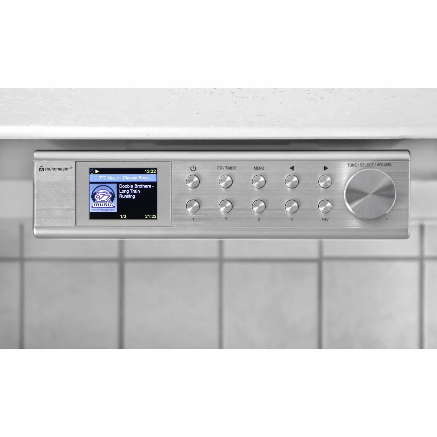 Soundmaster IR1500SI Radio da Cucina DAB+ FM-RDS Bluetooth WLAN Vivavoce Doppio Allarme Timer