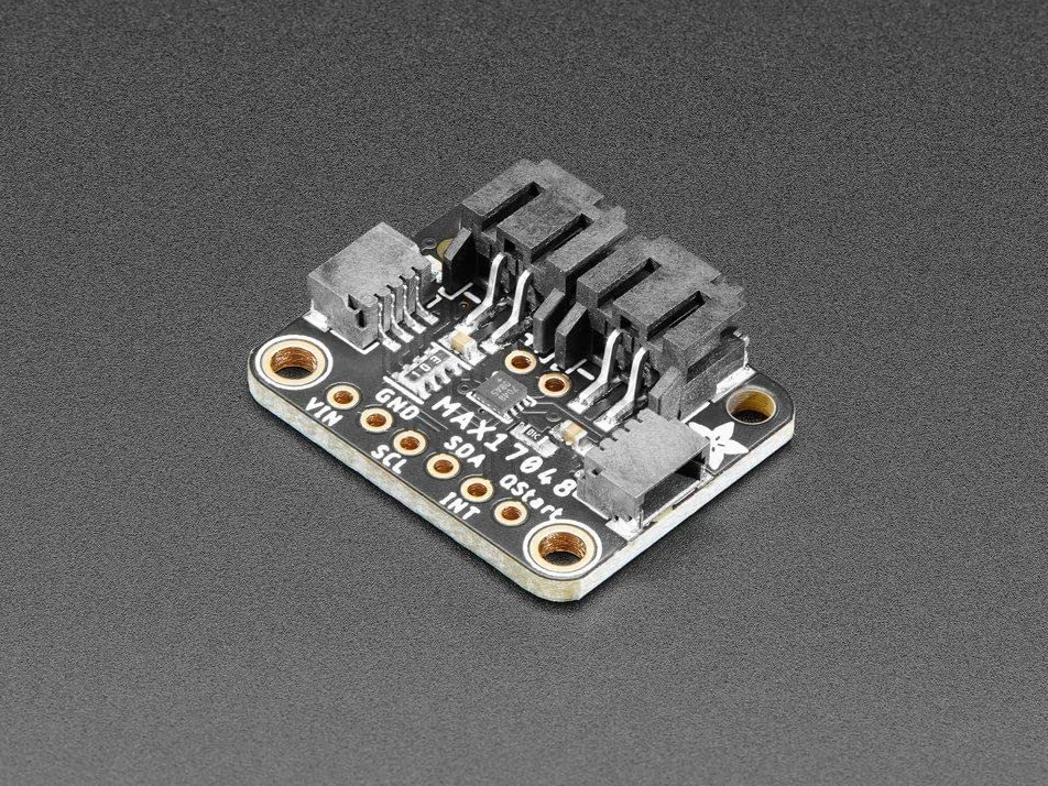 Adafruit MAX17048 Monitor batteria LiPoly LiIon STEMMA JST PH QT Qwiic