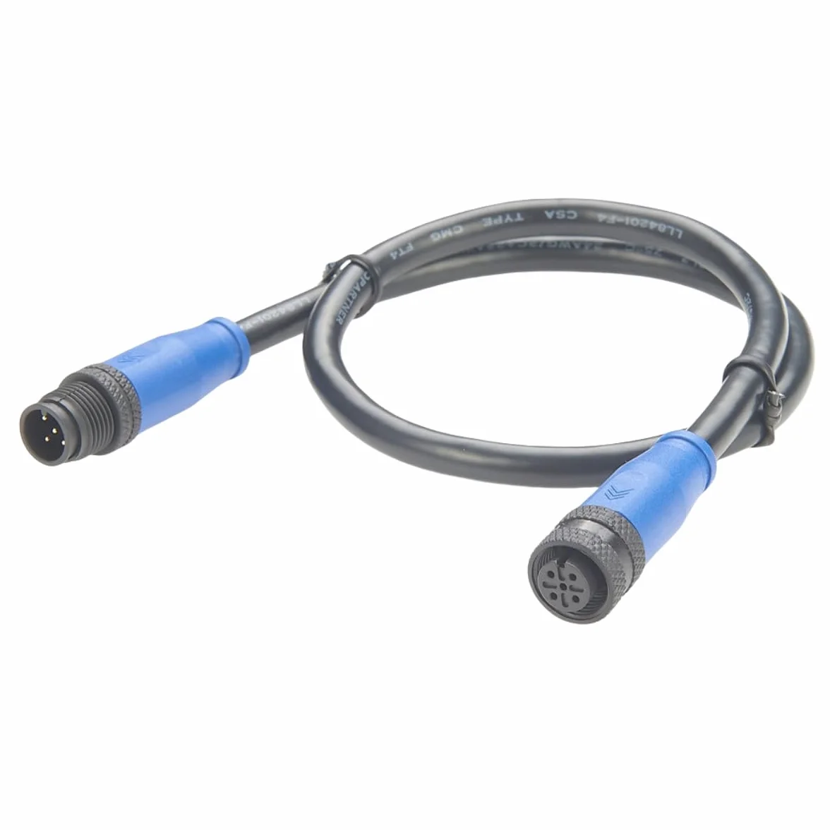 NMEA 2000 N2K Backbone Drop Cable IP67 M12 A Code 5 pin maschio a femmina cavo di prolunga 2 m per Garmin Lowrance Simrad B&G Navico