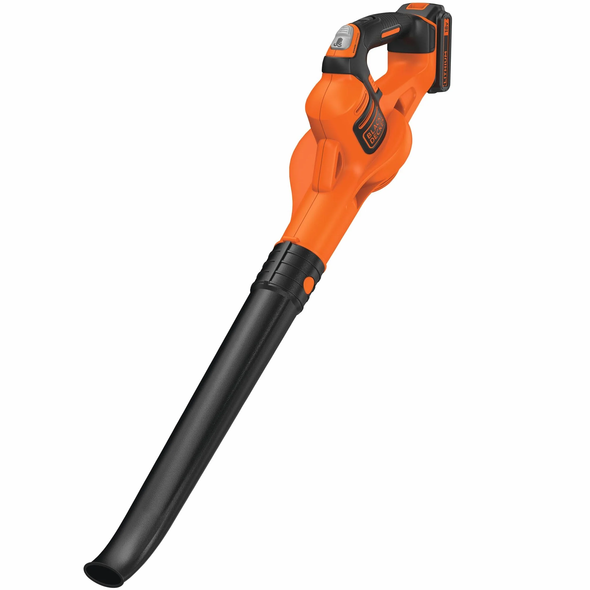 BLACK+DECKER,SOFFIATORE POWER COMMAND UNITA' SENZA BATTERIA E CARICABATTERIE- VEL SOFFIAGGIO 169 - 209 km/h - EXTRA VELOCITA' - IMPUGNATURA SOFT GRIP. GWC1820PCB-XJ