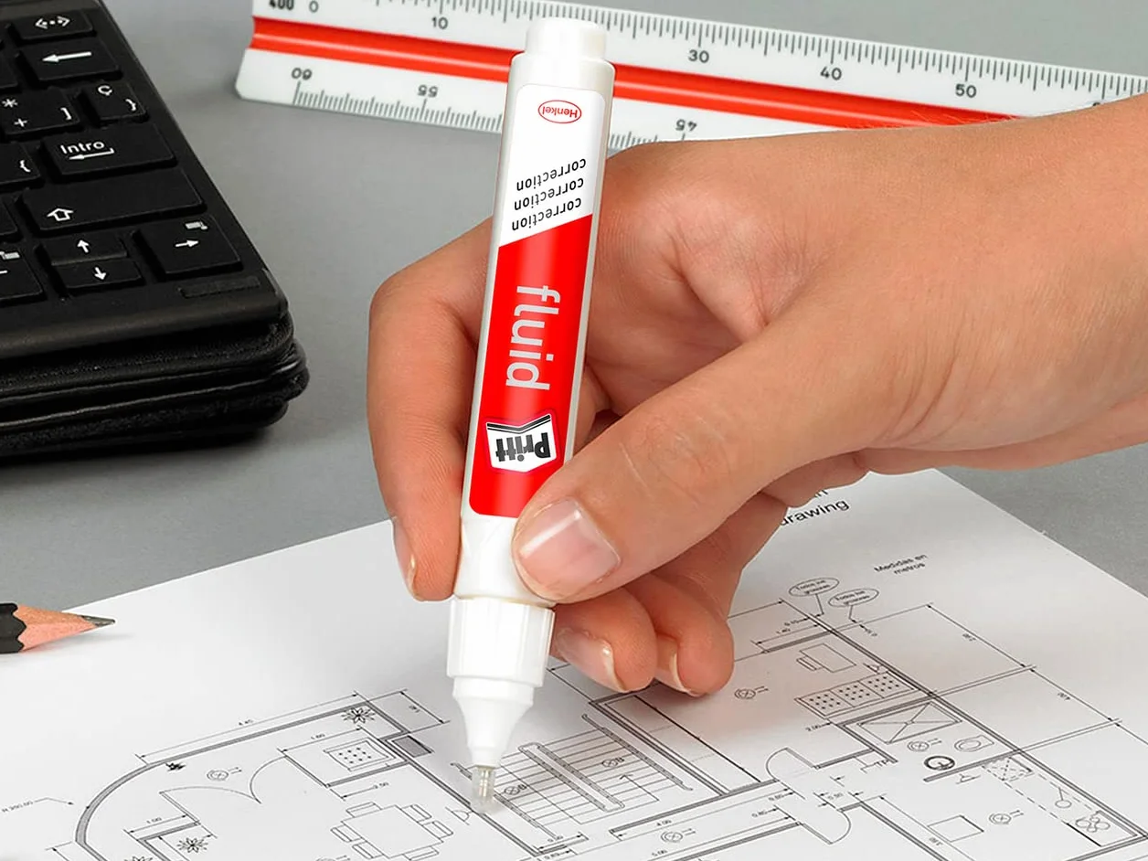 Pritt Correttore Pocket Pen, Micropunta Metallica, 2+2 Penne 8ml