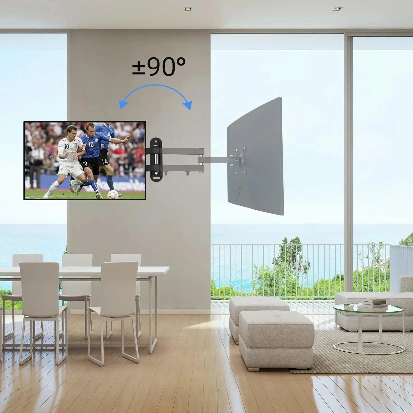 Suptek Staffa da Parete per TV 15-32 Pollici LED LCD OLED VESA 75/100mm Fino a 13kg MA2720