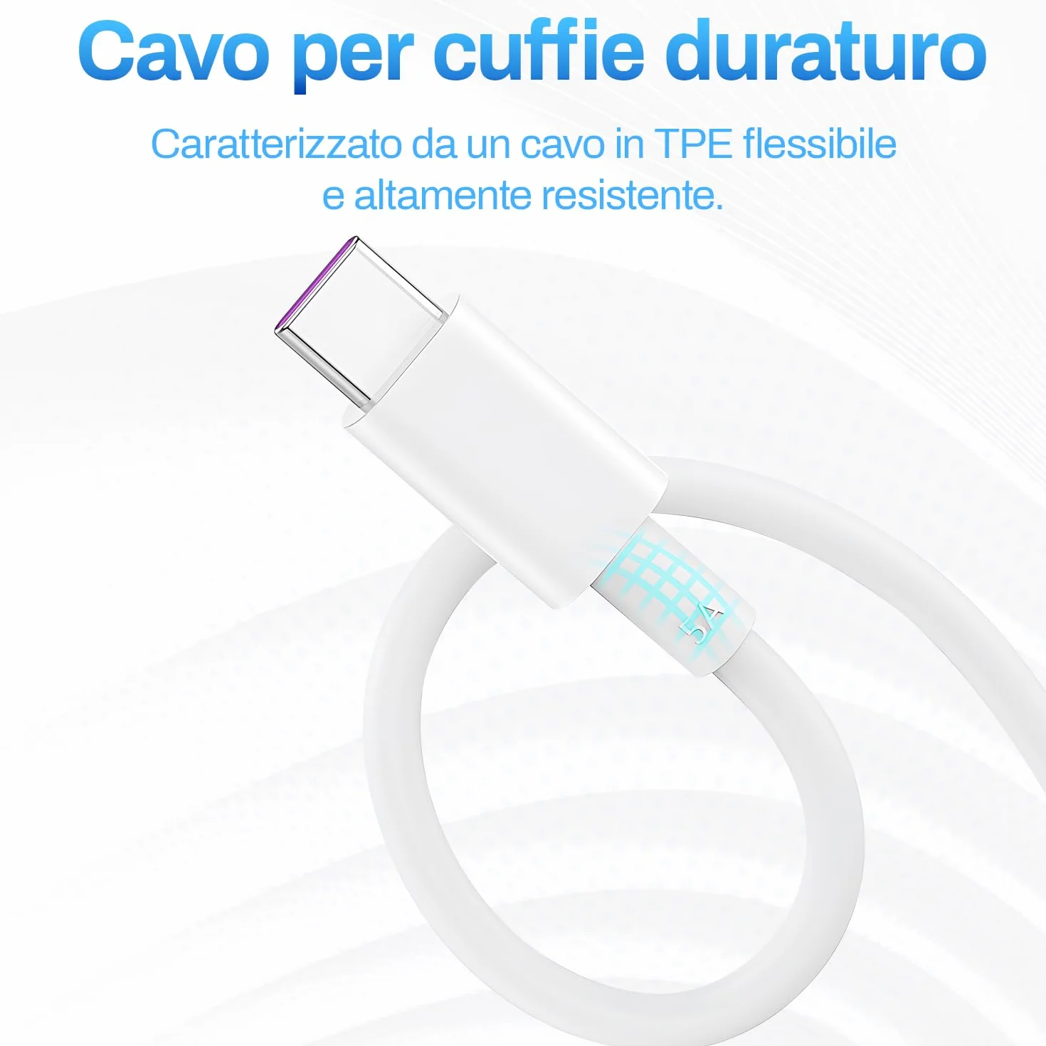 INTOBAS 2 Pack Cuffie USB C per iPhone 16/15 con Microfono, Hi-Fi Stereo Auricolari In-Ear