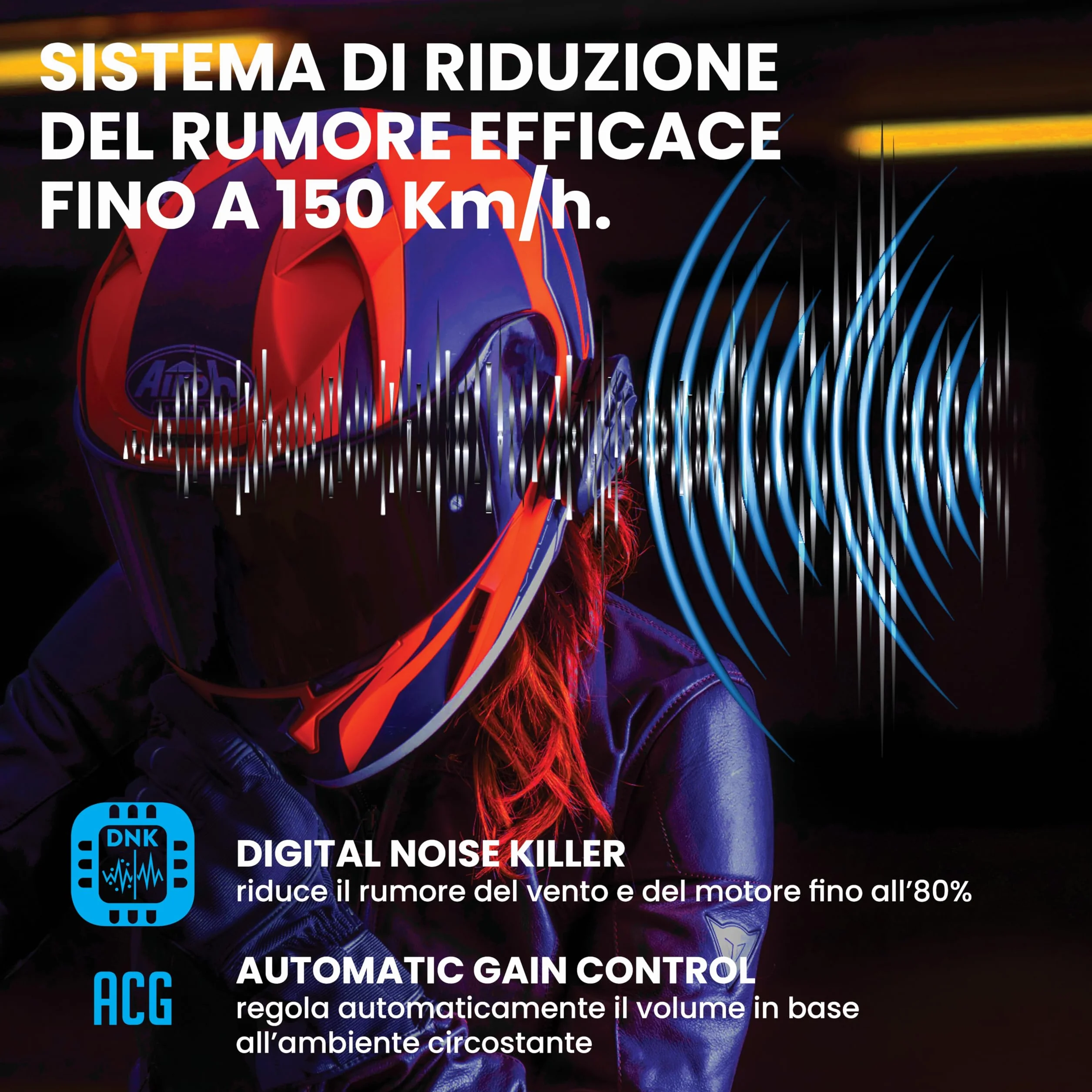 Midland Interfono Moto Bluetooth BTX2 Pro S Singolo, Auricolari Casco Impermeabili IPX6, Doppio Processore BT, 800 m, 4 Coppie, Batteria 23H, Cancellazione Rumore, Audio Hi-Fi