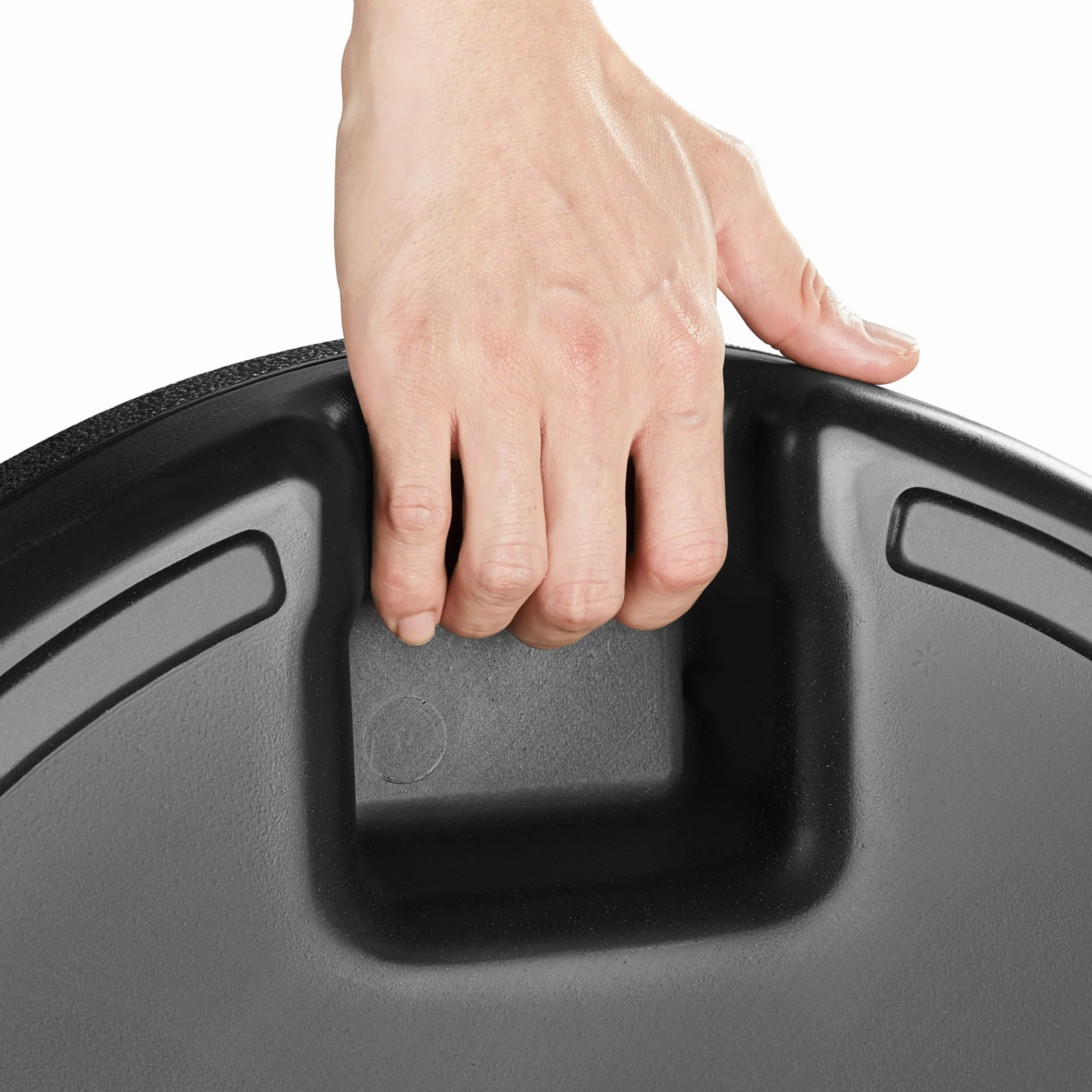 Yaheetech Base per Ombrellone da Giardino in HDPE e Ferro Riempibile con Sabbia o Acqua 22L Supporto per Pali da Ø38mm e Ø48mm Esterno Veranda Terrazza Spiaggia Piscina Patio Nero