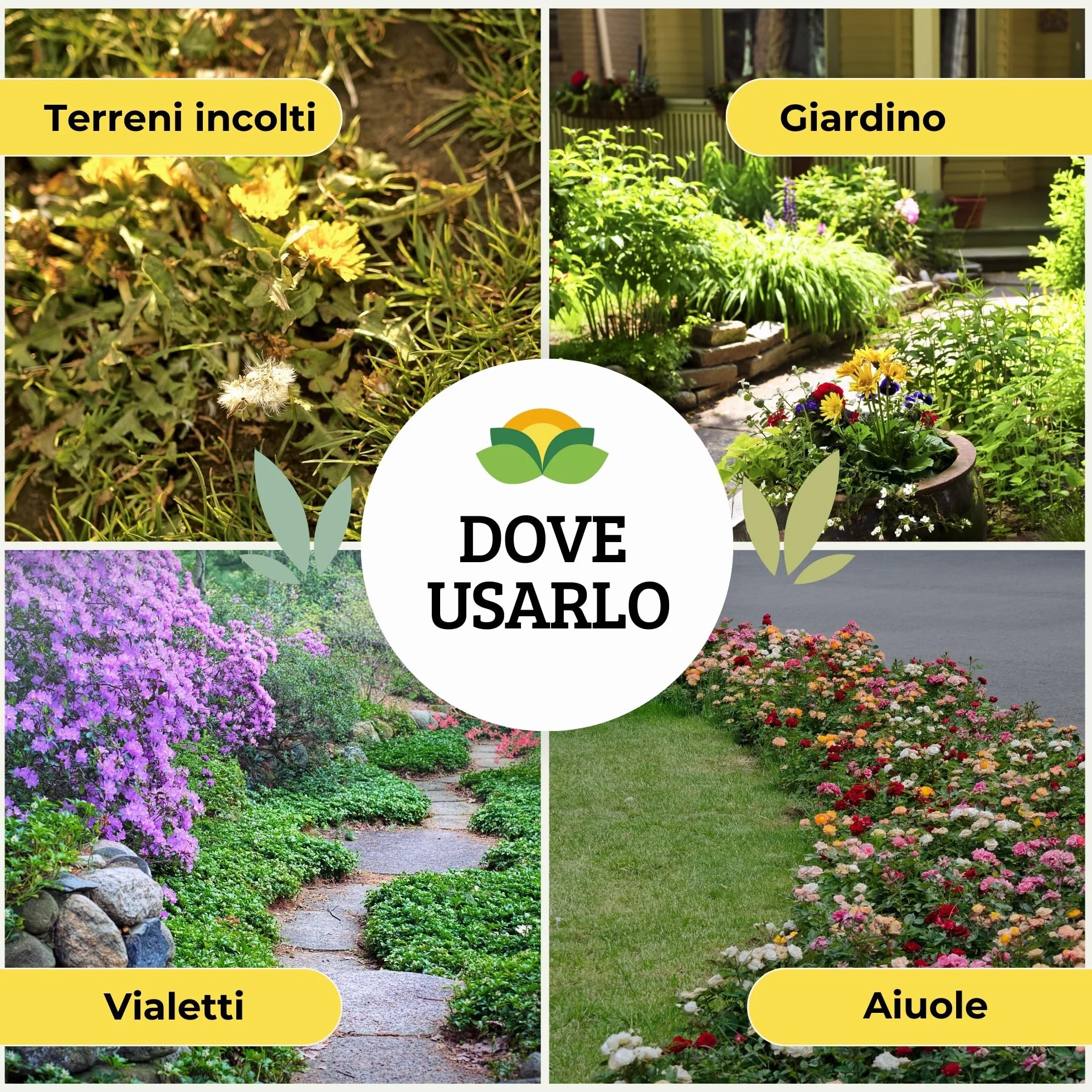 Albagarden Diserbante Totale Glifosate 2 x 500 ml Erbicida Sistemico