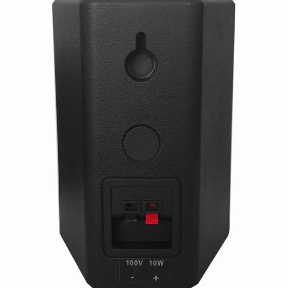 Casse Acustiche da Parete 100V 40W Altoparlanti Filodiffusione Professionale Nero