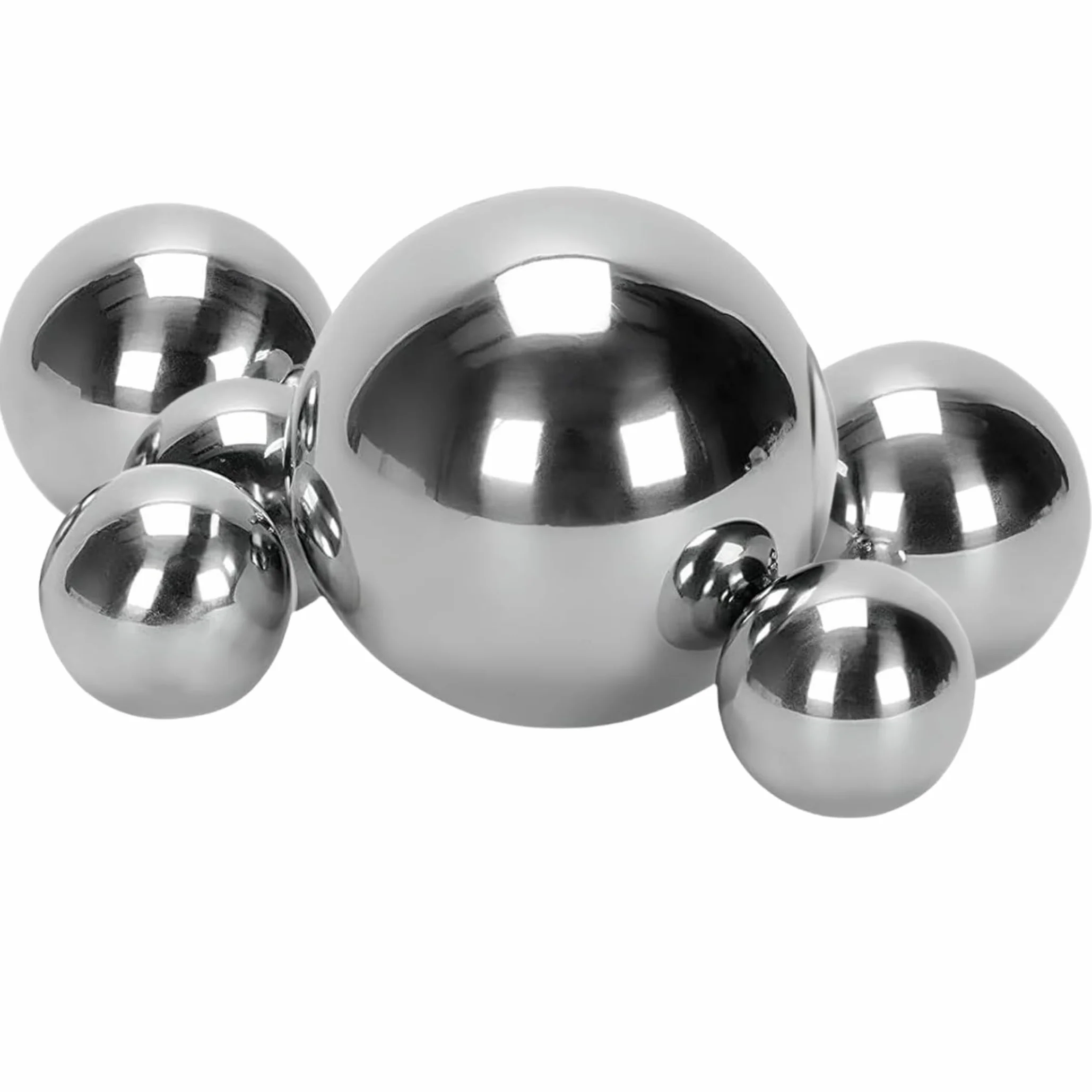 Palline decorative per laghetto, in acciaio inox, per decorazioni da giardino