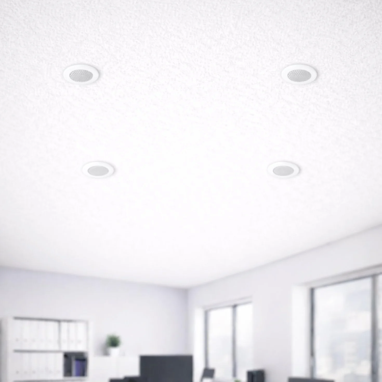 HAVA Altoparlante Integrato da 3W, Metallico, Bianco