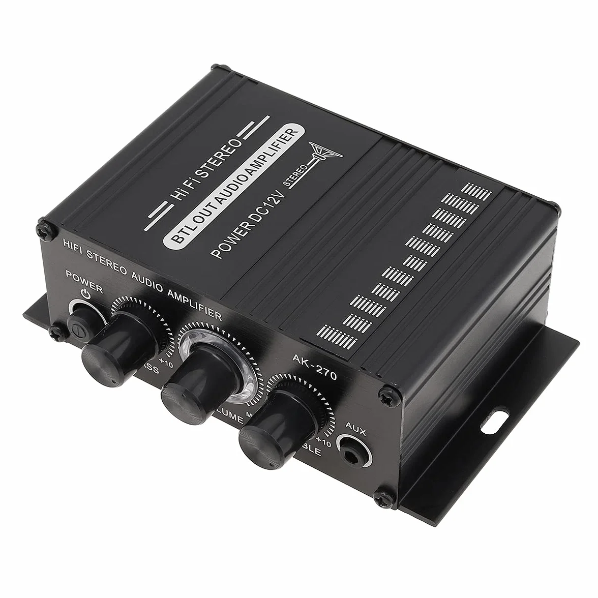 Amplificatore di potenza audio 2 canali classe D AUX USB/SD per karaoke home theater