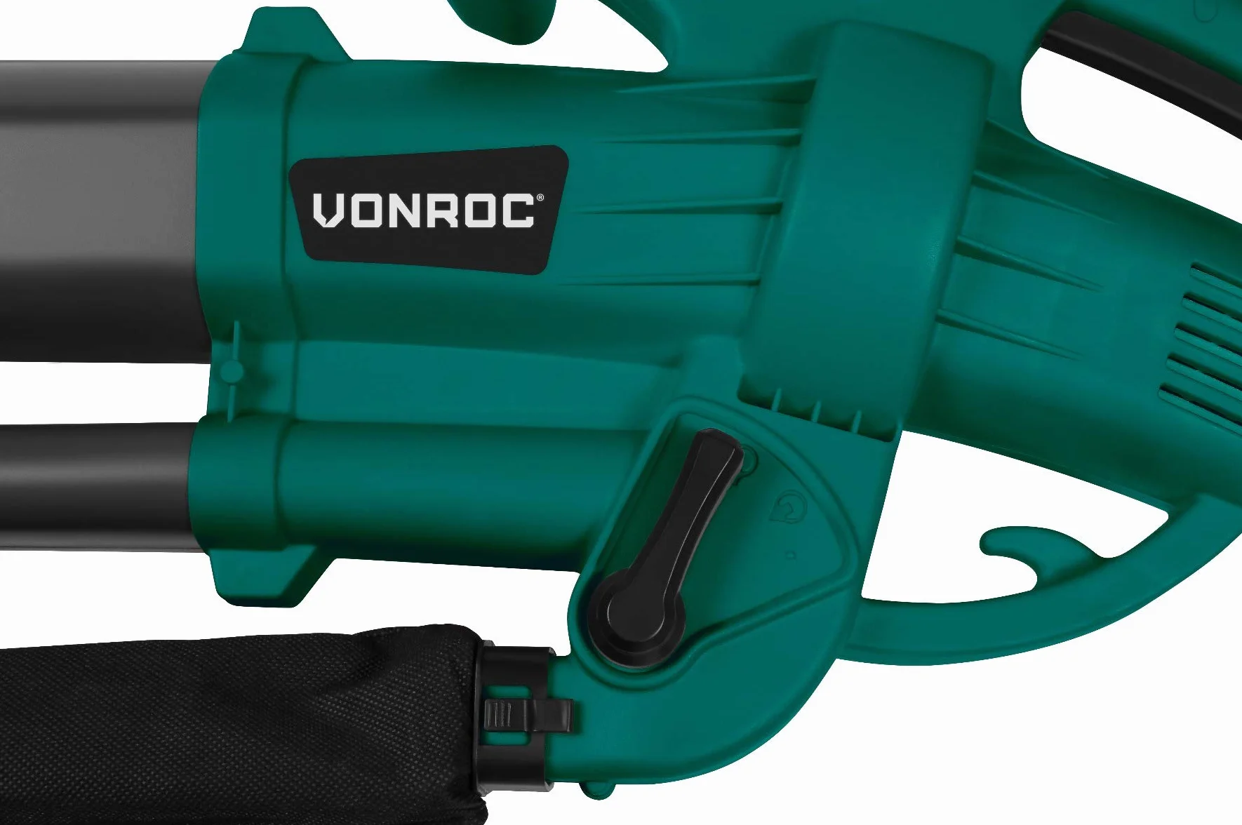 VONROC Soffiatore Foglie Elettrico 3 in 1 3300W – Soffiatore, Aspiratore e Trituratore – Velocità Aria 270 km/h – Sacco 40L con Ruote e Tracolla – Leggero e Potente per Giardini e Cortili