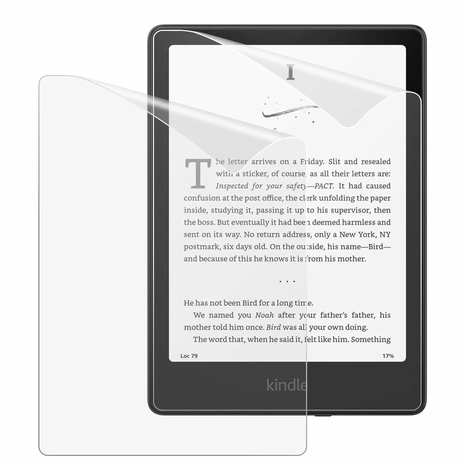 MoKo 2x Pellicole Protettive Schermo Opache per Kindle Paperwhite 7" 12ª Gen 2024 & Colorsoft Signature Edition, PET Anti-Riflesso per Boox Go 7, Kobo Libra