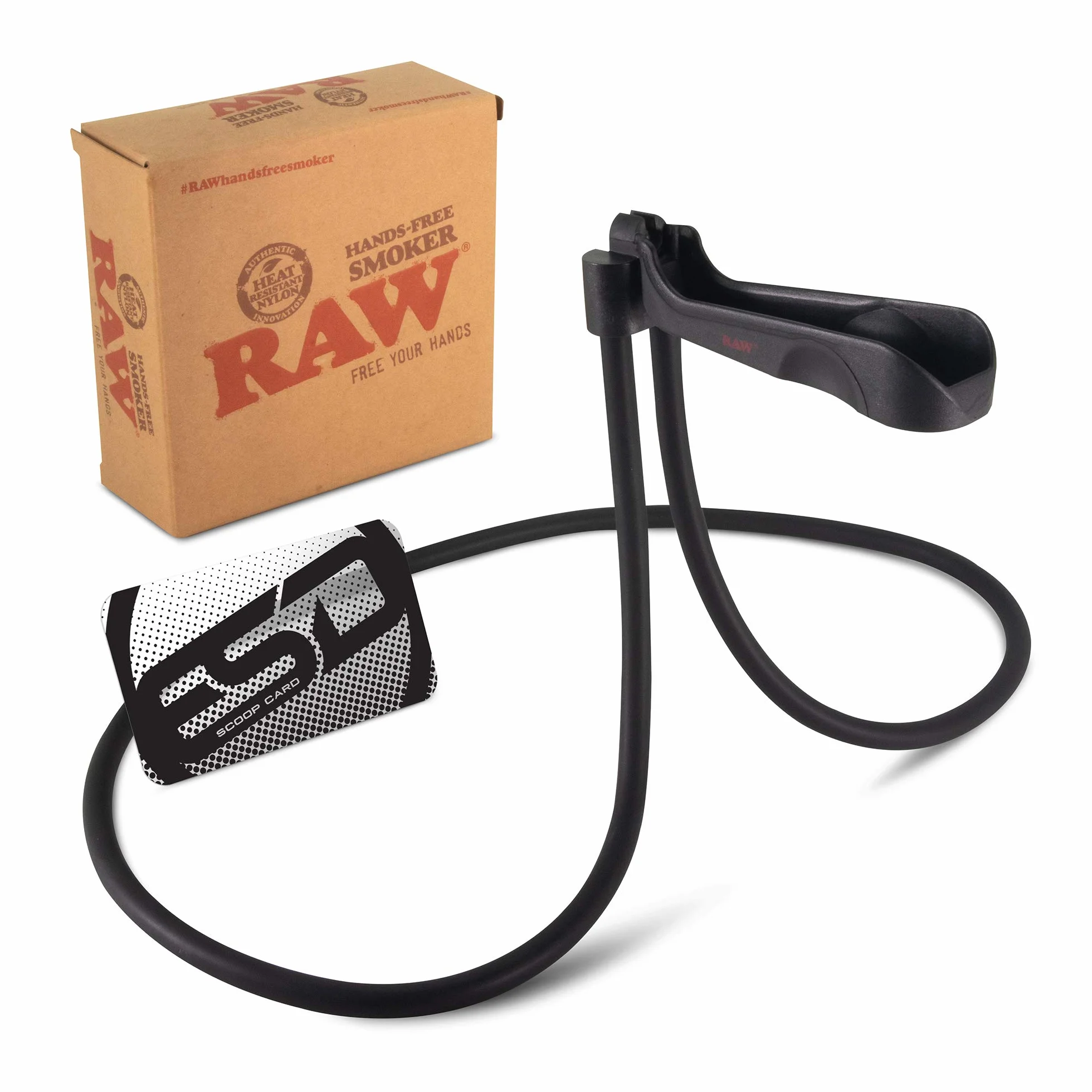 RAW Dispositivo per fumare a mani libere | Libera le mani e fumo durante il gioco, la digitazione e altro ancora!