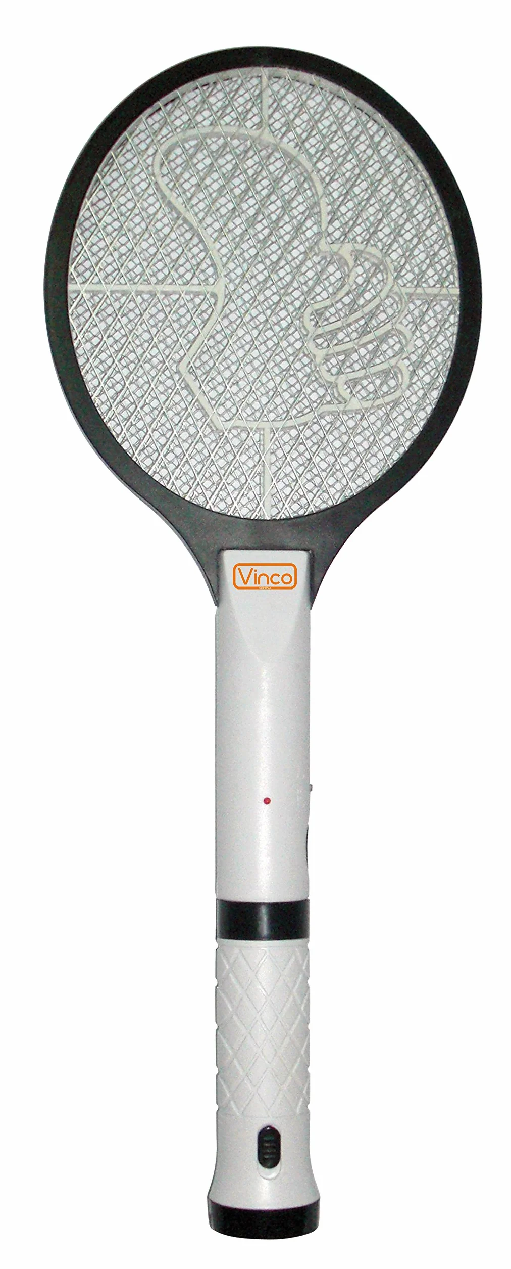 Vinco Racchetta elettrica ricaricabile anti zanzare insetti con Torcia LED