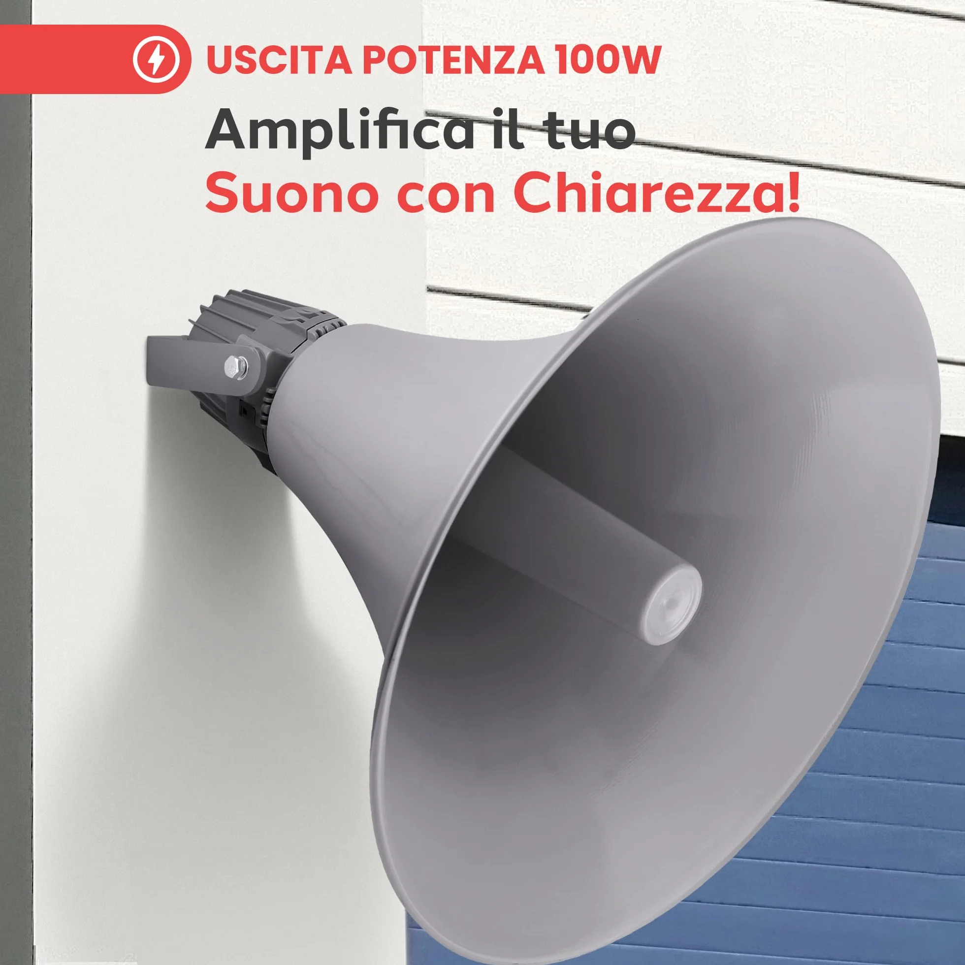 Pyle Cassa Audio Altoparlante PA 50 cm 100 W 400Hz-5KHz 16 Ohm 70V/100V