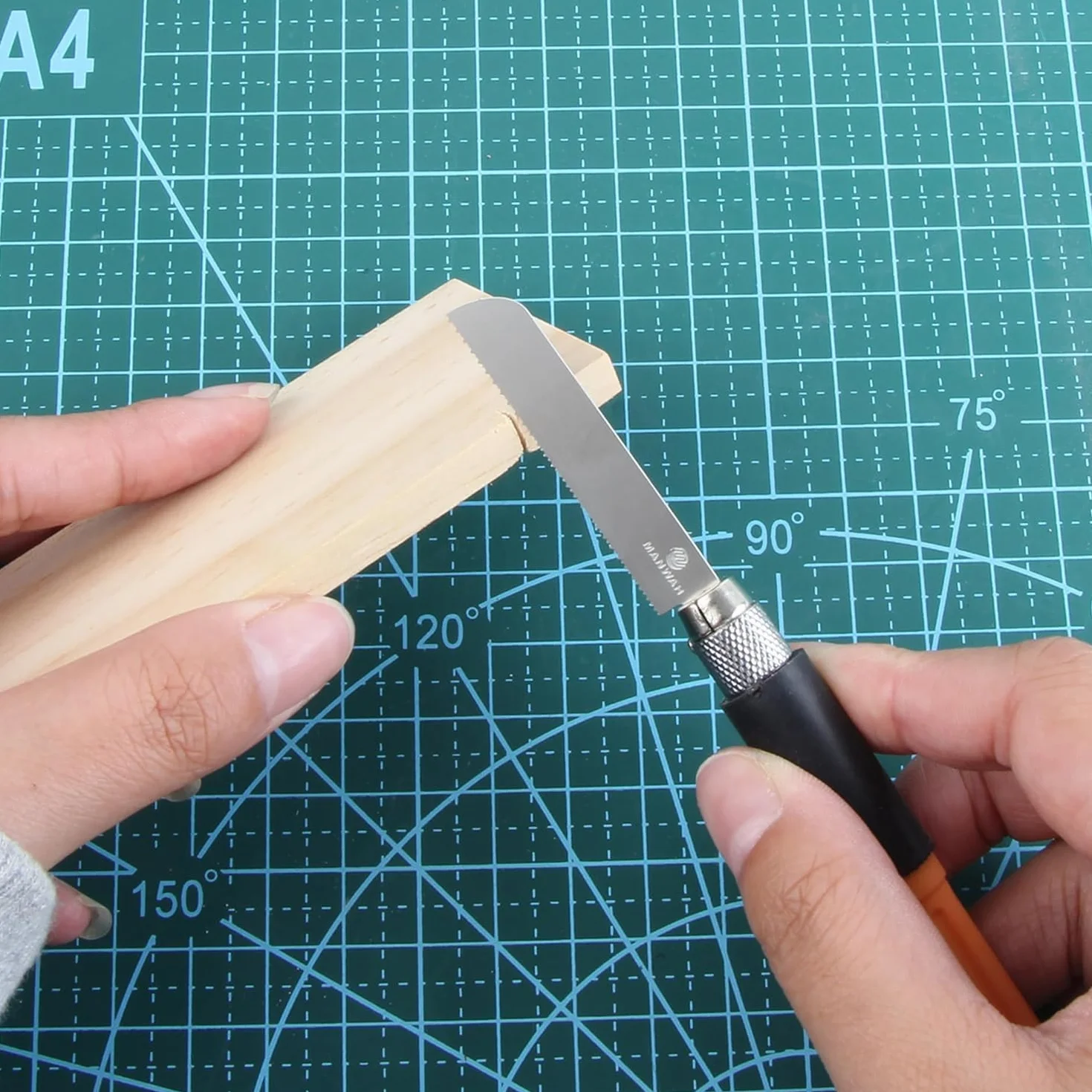 Set mini seghe a mano per modellismo fai da te 3 tipi intercambiabili lame seghetto custodia