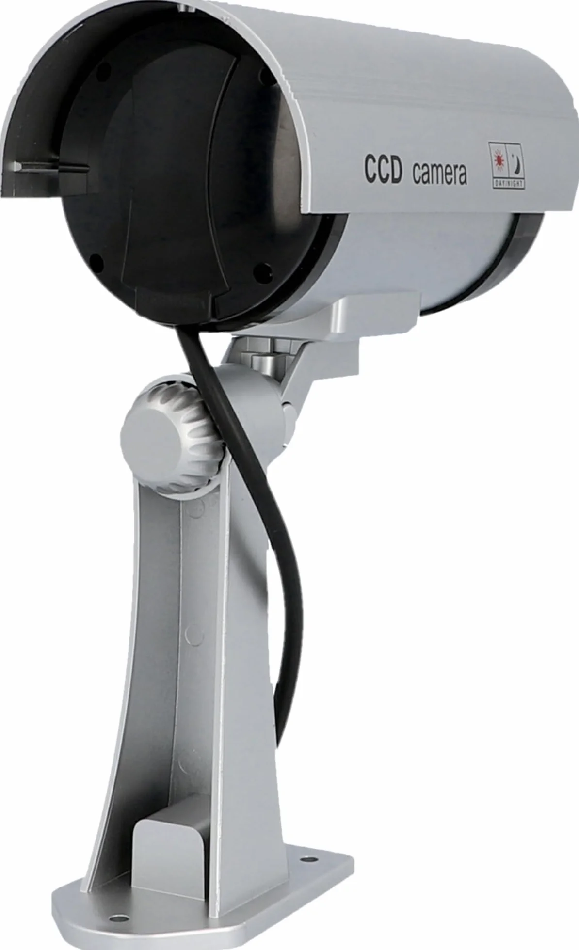 UNITEC Telecamera Fittizia Simula Sorveglianza LED Lampeggiante IP44 Regolabile Orizzontale Verticale con Batterie