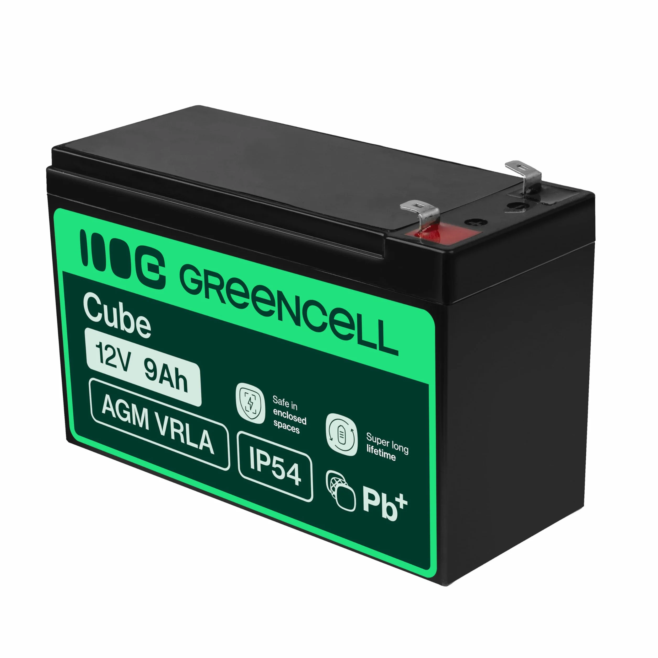 Green Cell Batteria AGM 12V 9Ah VRLA Ricaricabile Sigillata per UPS