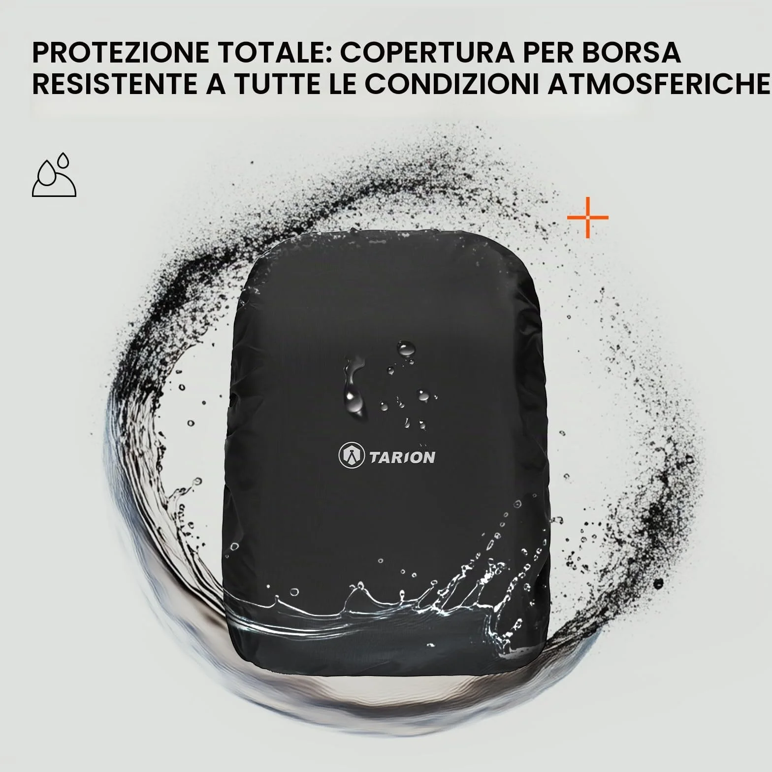 TARION Zaino Fotografico Professionale Borsa per Fotocamera Reflex DSLR con Custodia per Laptop 15" Copertura Antipioggia TB-04