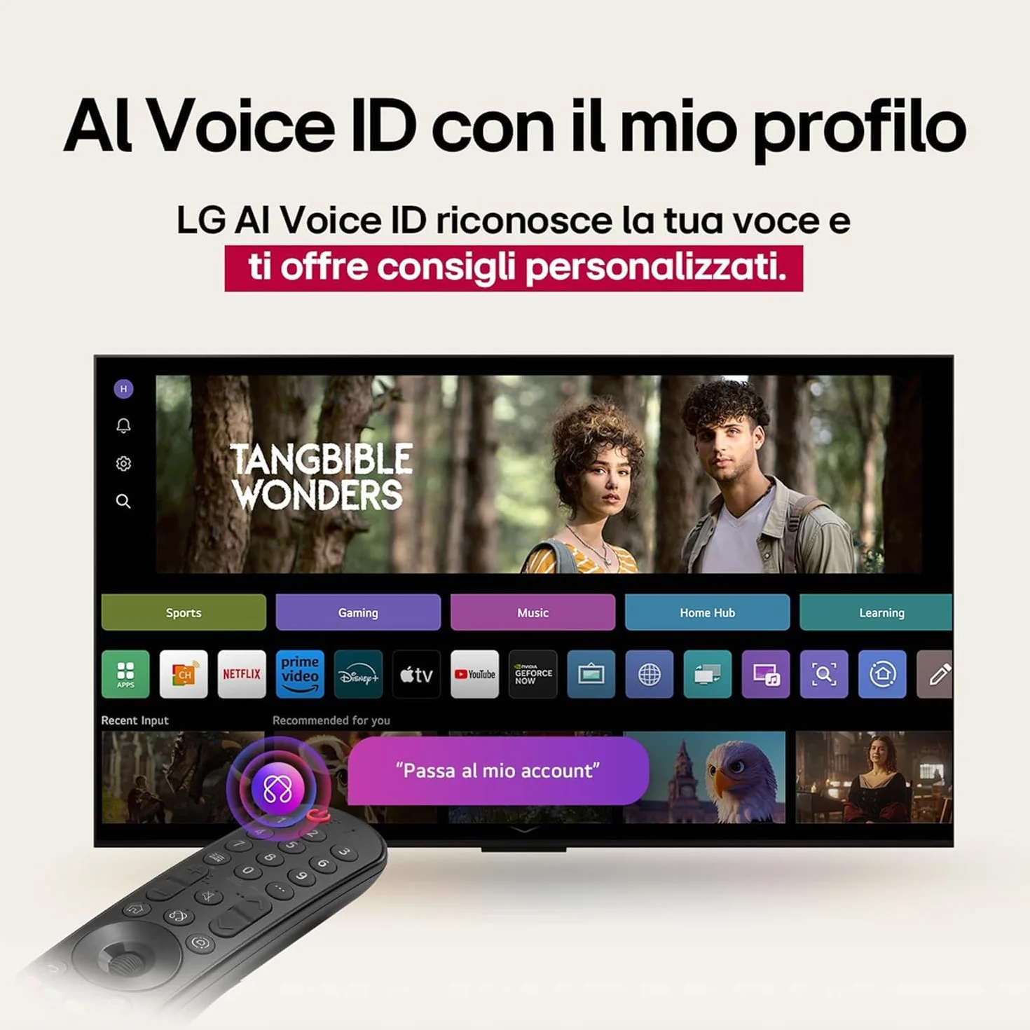 LG QNED84 TV 43 cali Smart TV 4K Processore α7 Gen8 Dynamic QNED Color webOS AI Gaming VRR 4K@60Hz