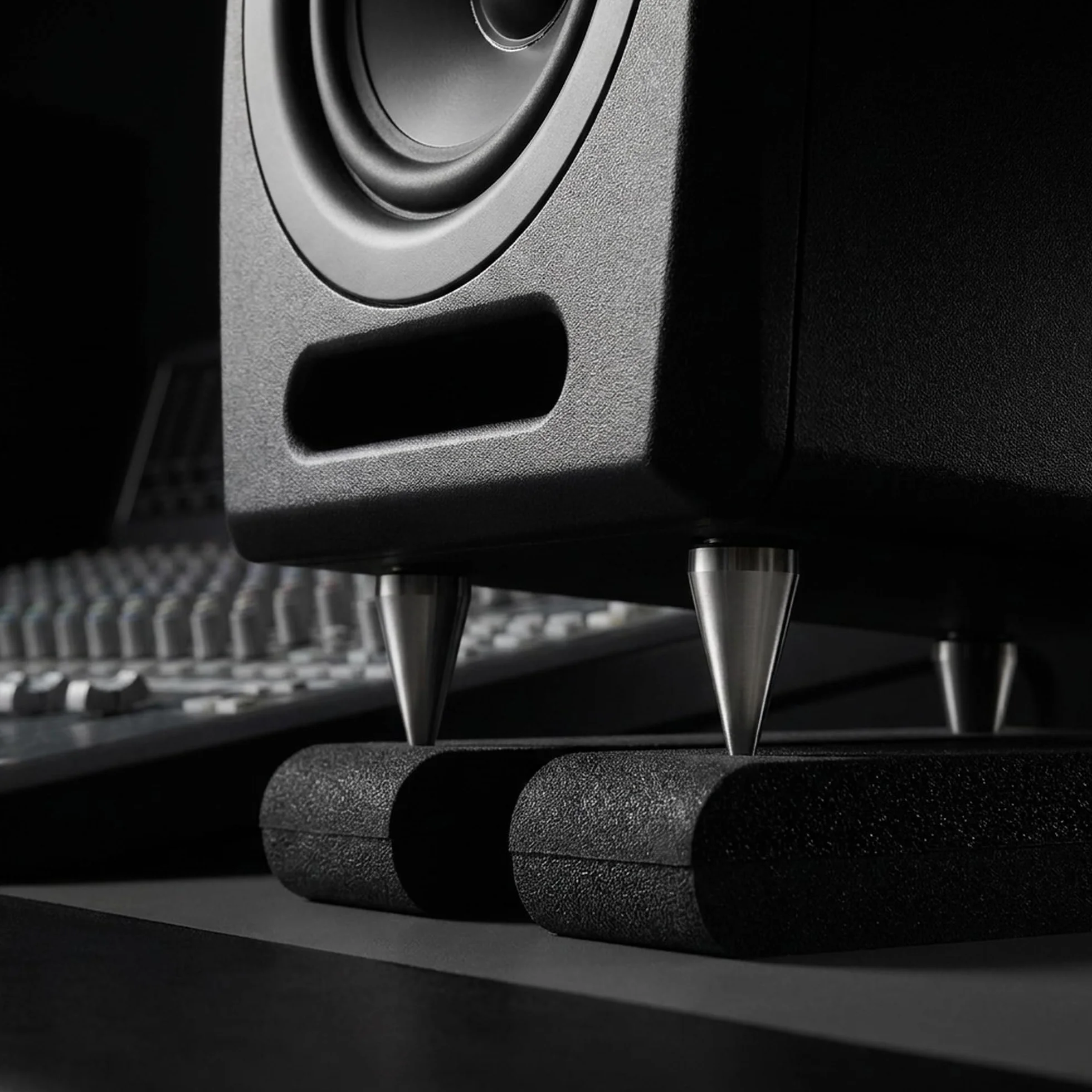 PrecisionGeek® Speaker Spikes M6 Acciaio Inox Cono Ø10mm x 20mm Filetto M6 x 10mm Piedini Antivibrazione per Diffusori Hi-Fi